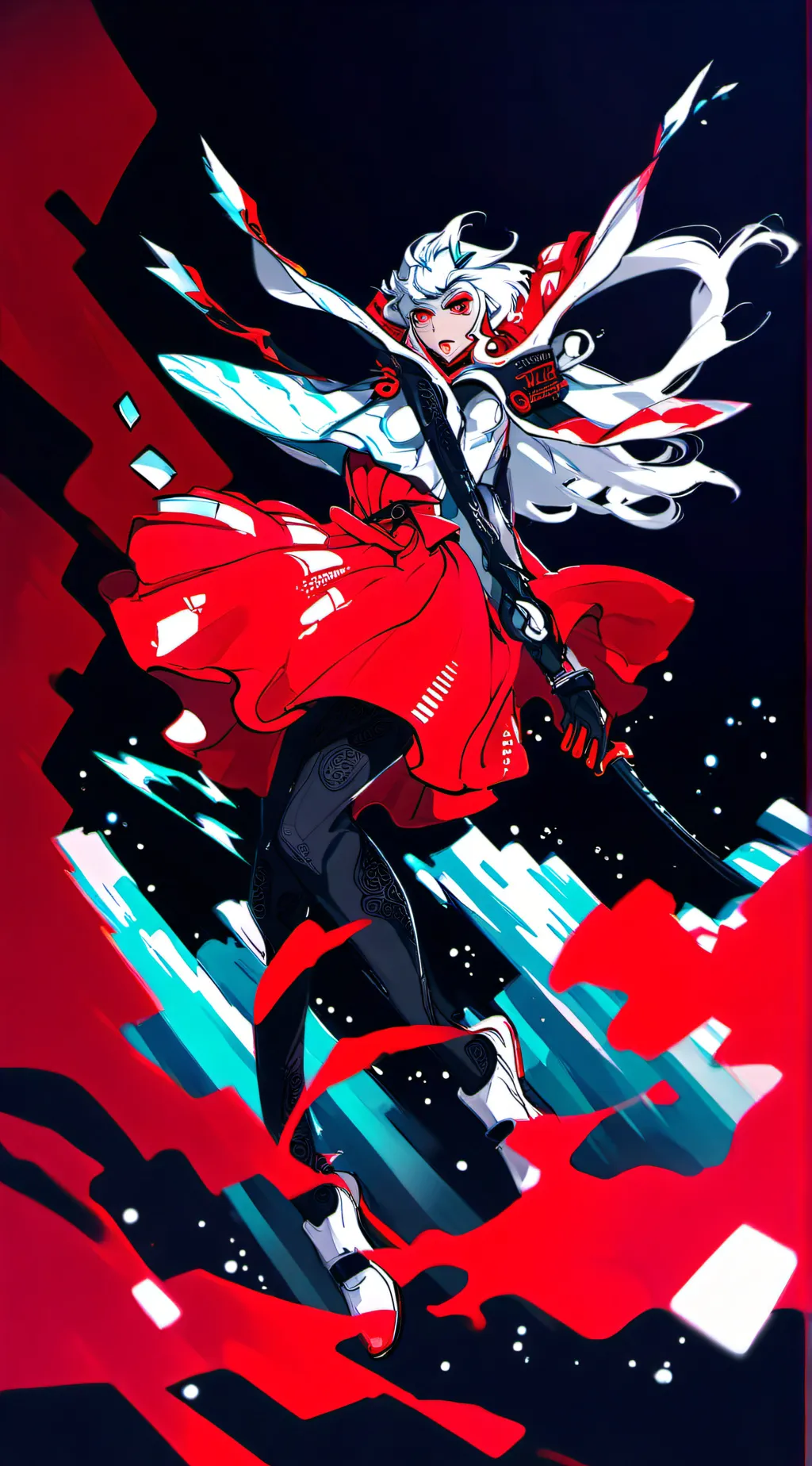 ai character: HH X DARKDECEPTION background