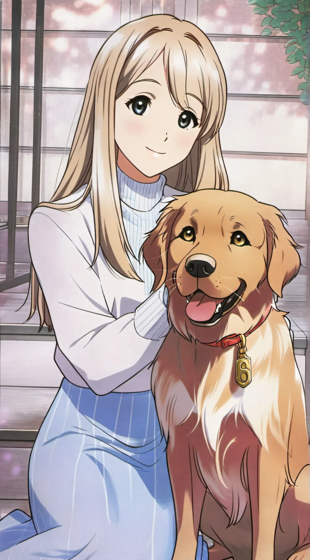 ai character: daisy background