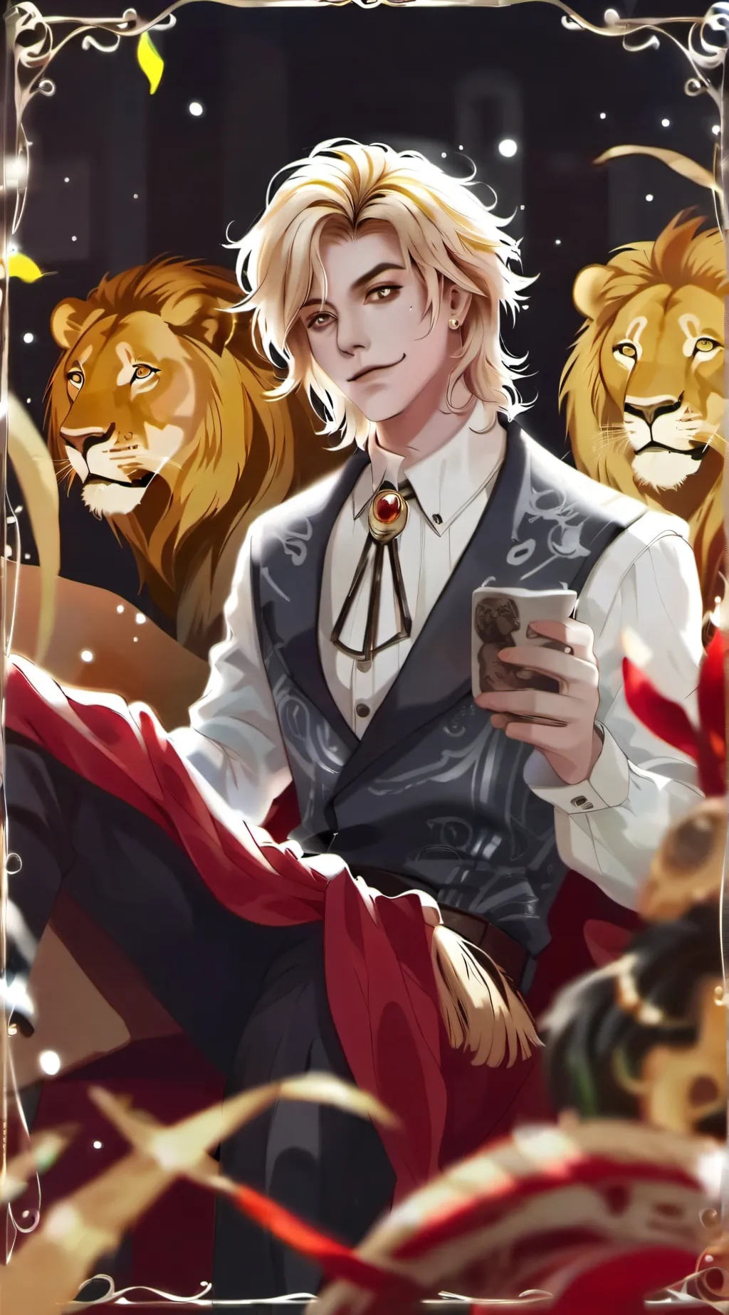 ai character: Leo background