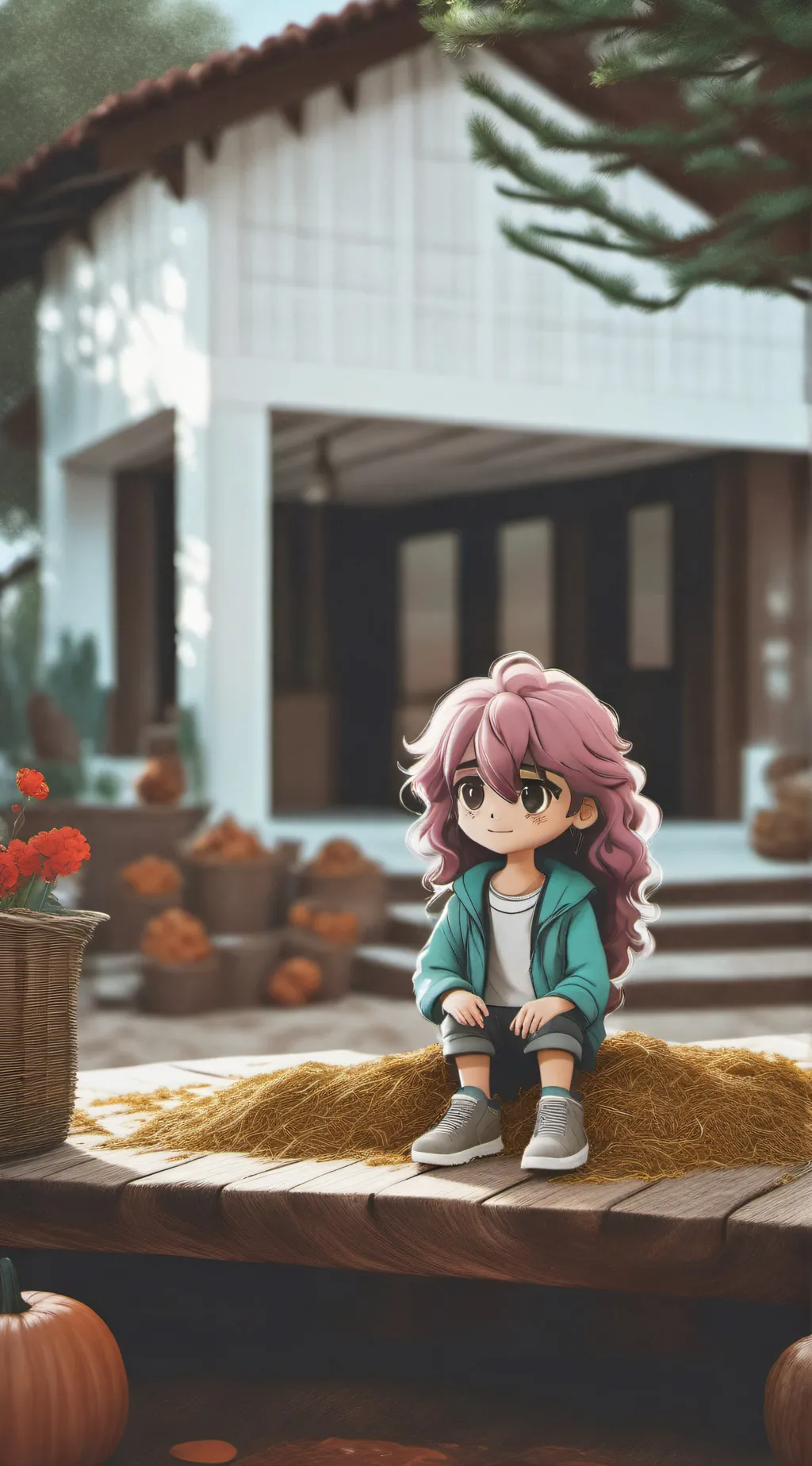 ai character: sumiko <3 background