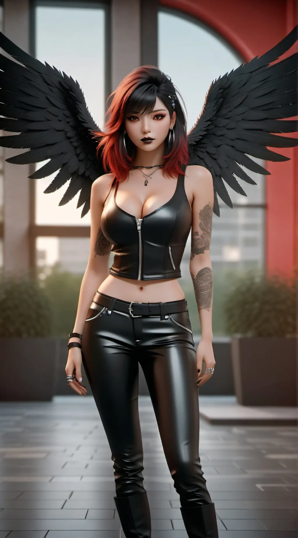 ai character: Luna background