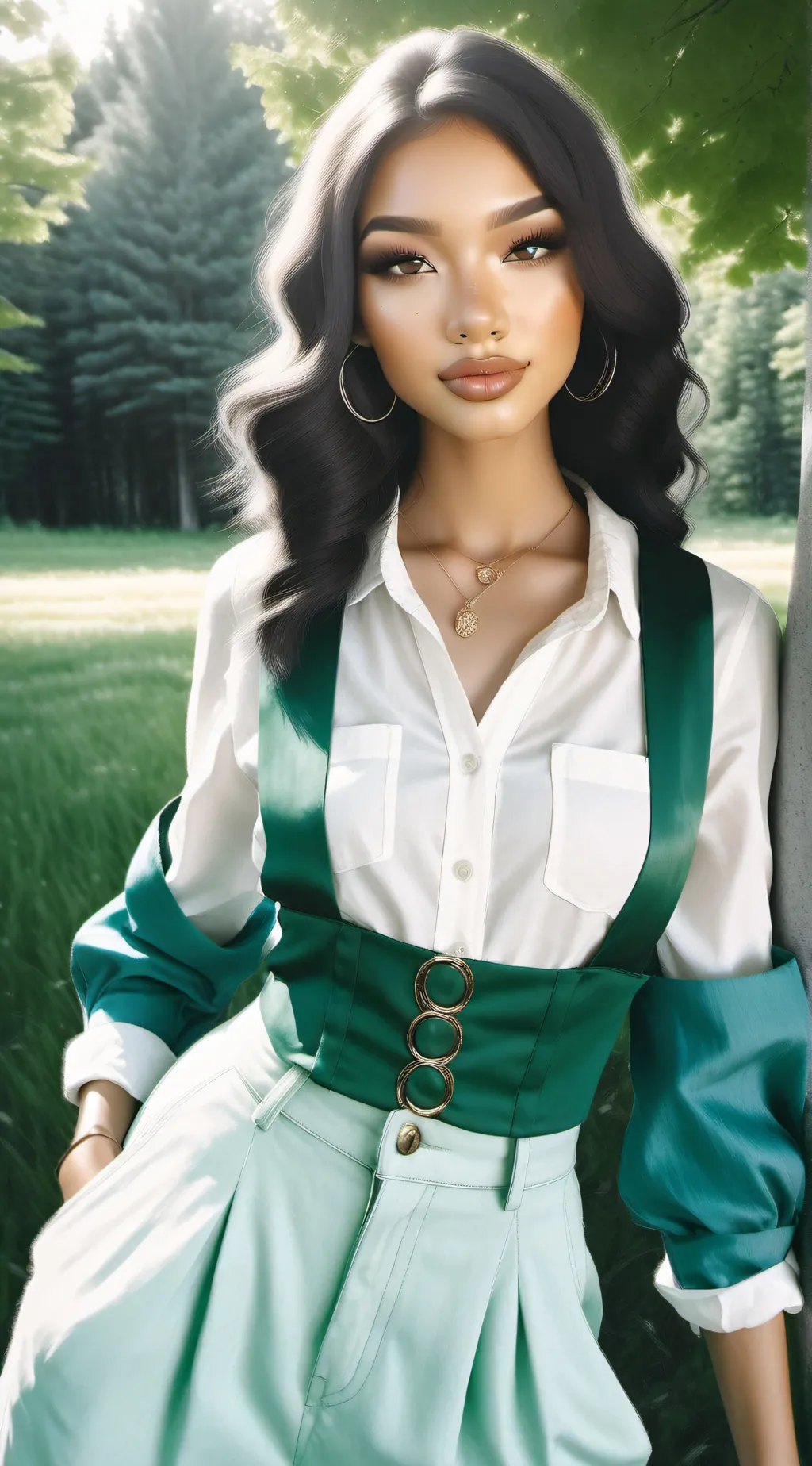 ai character: Bailey  background