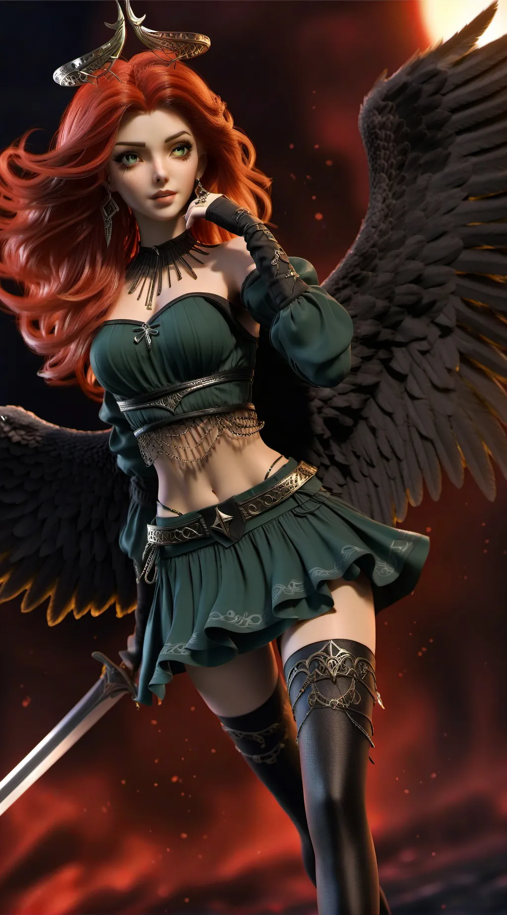 ai character: Tiana background