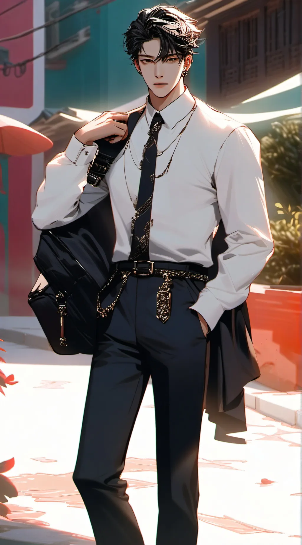 ai character: !Leo!  background