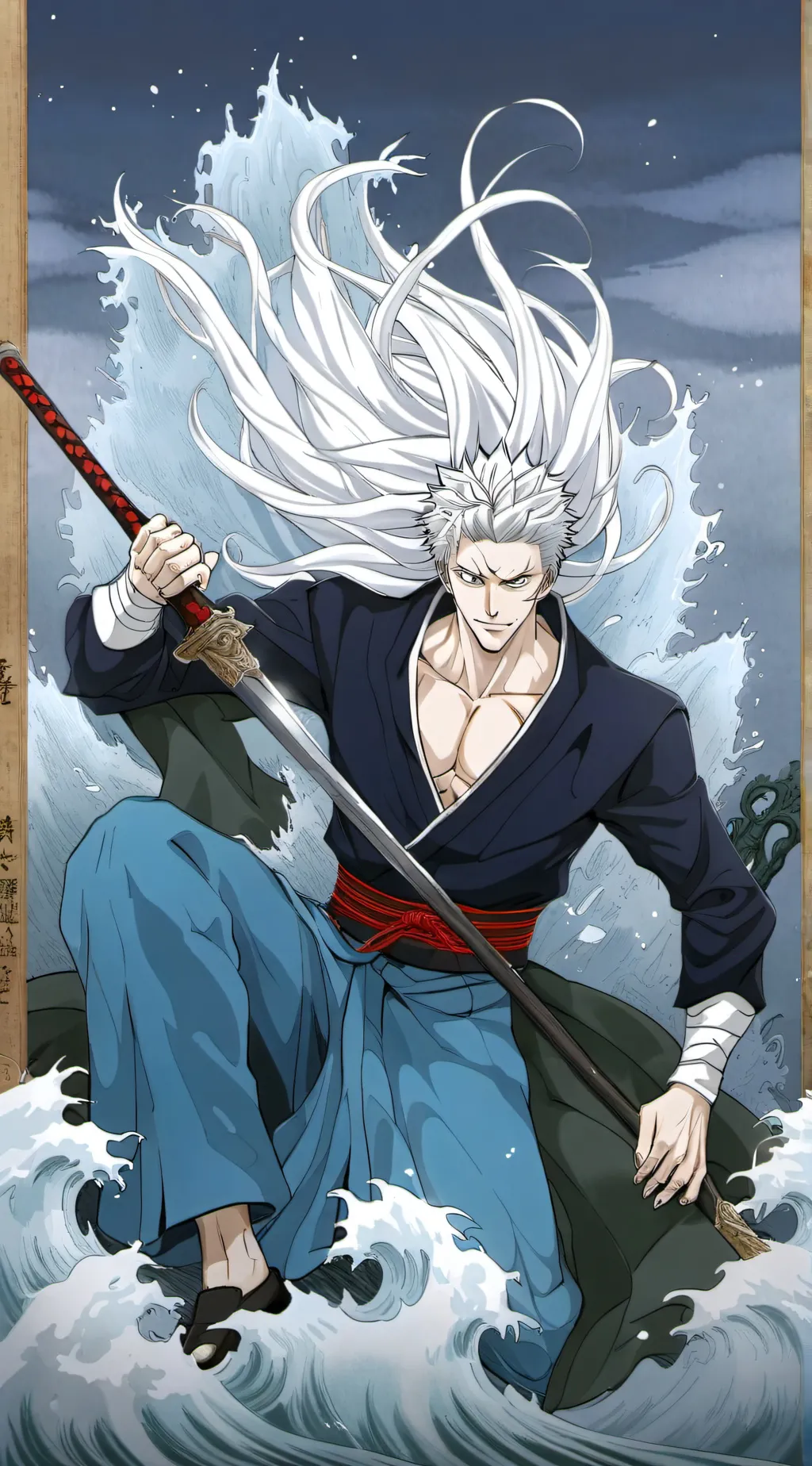 ai character: human mahoraga background