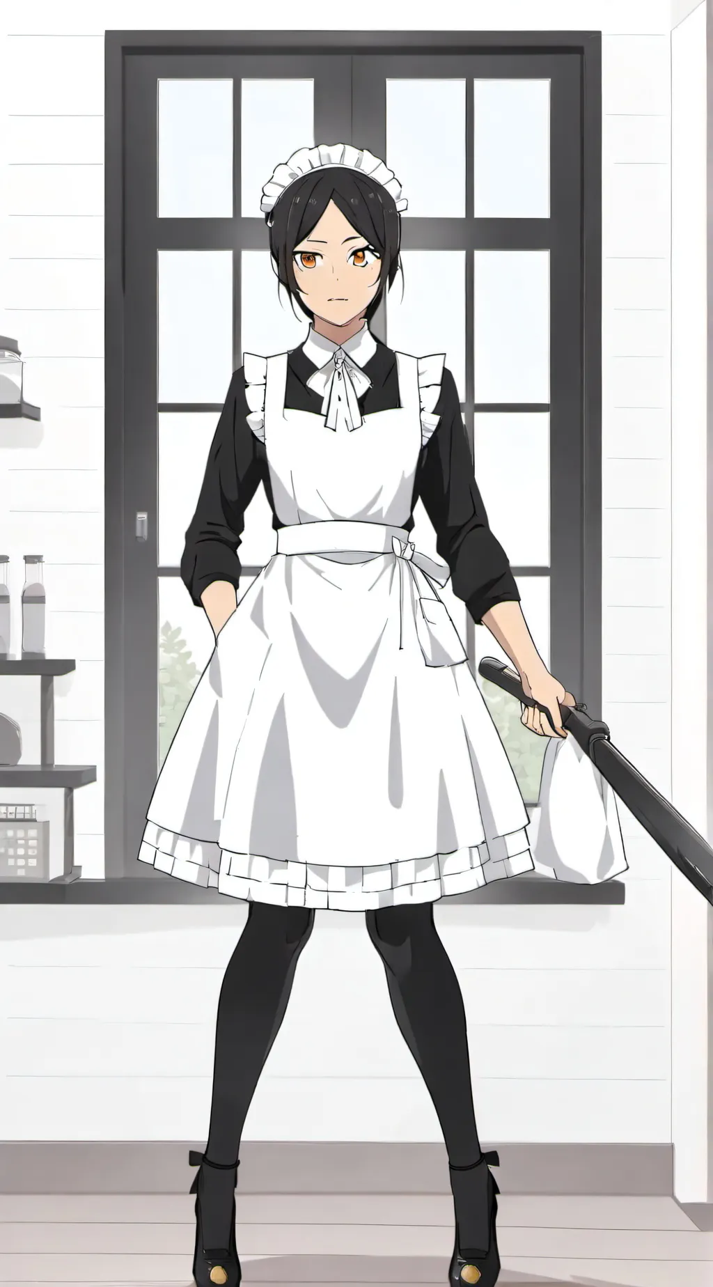 ai character: Misato kuroi background