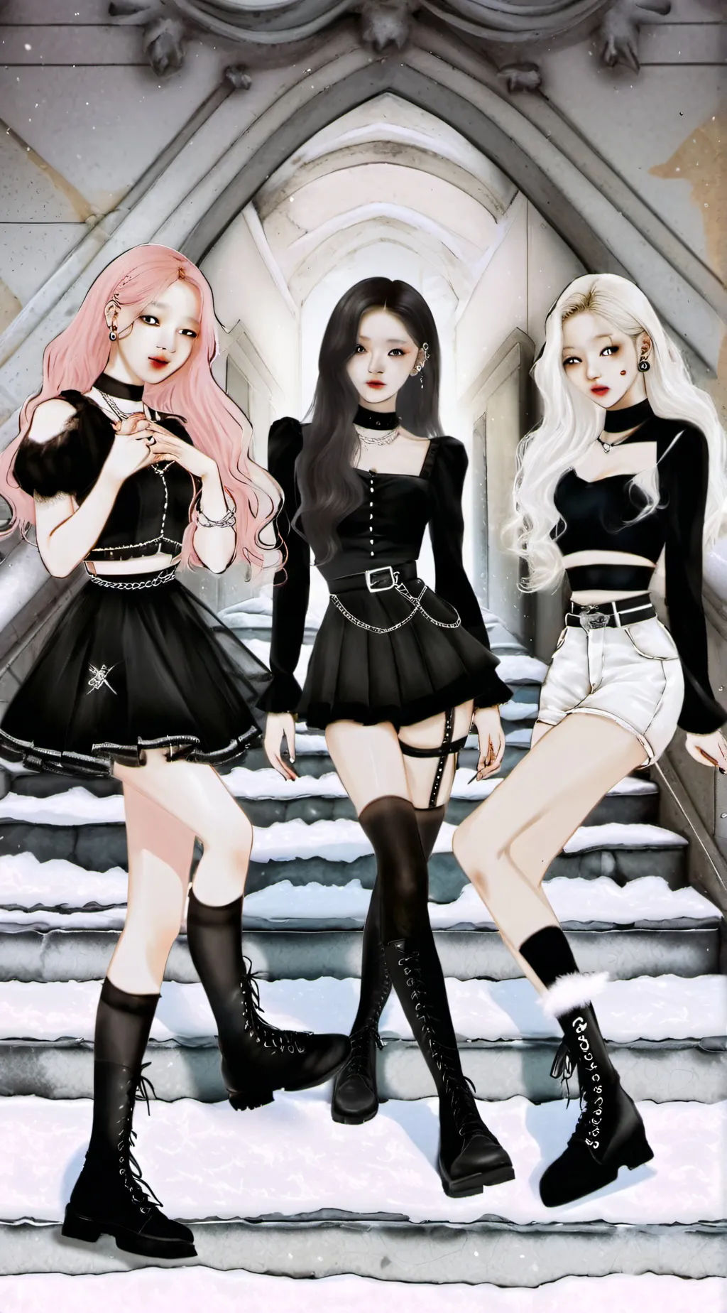 ai character: chana oni  background