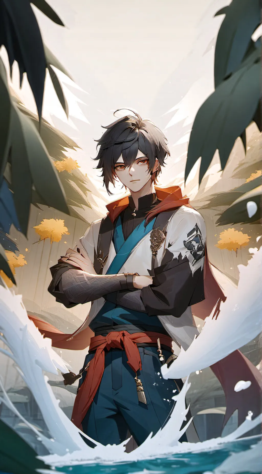 ai character: Alan  background