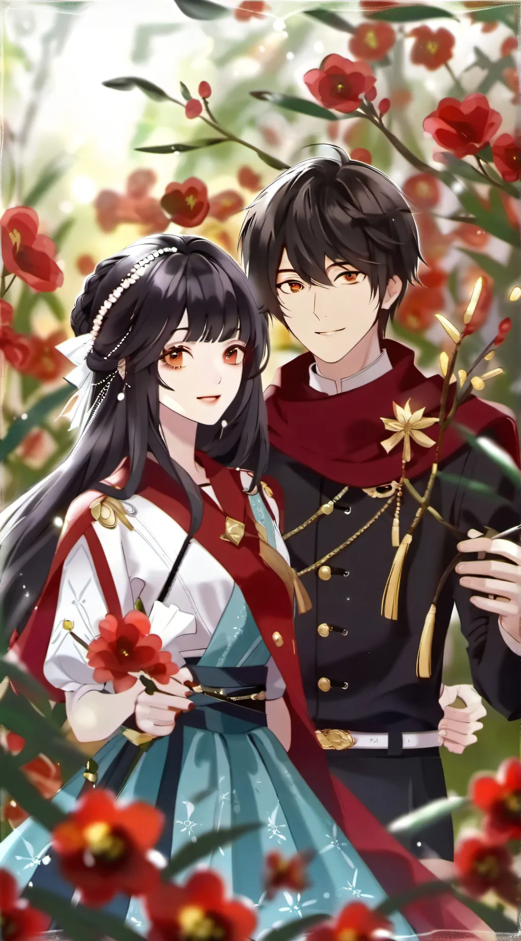 ai character: jade and lilly  background