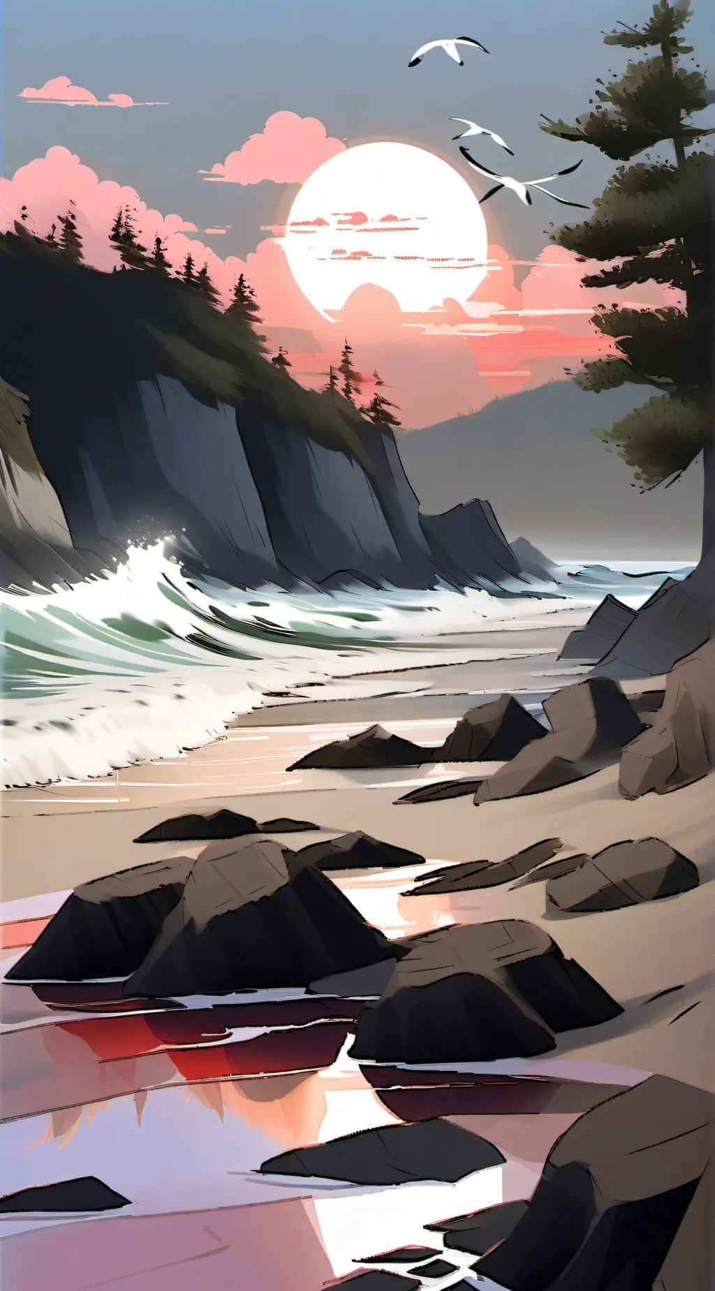 ai character: Trip w/ Countries background