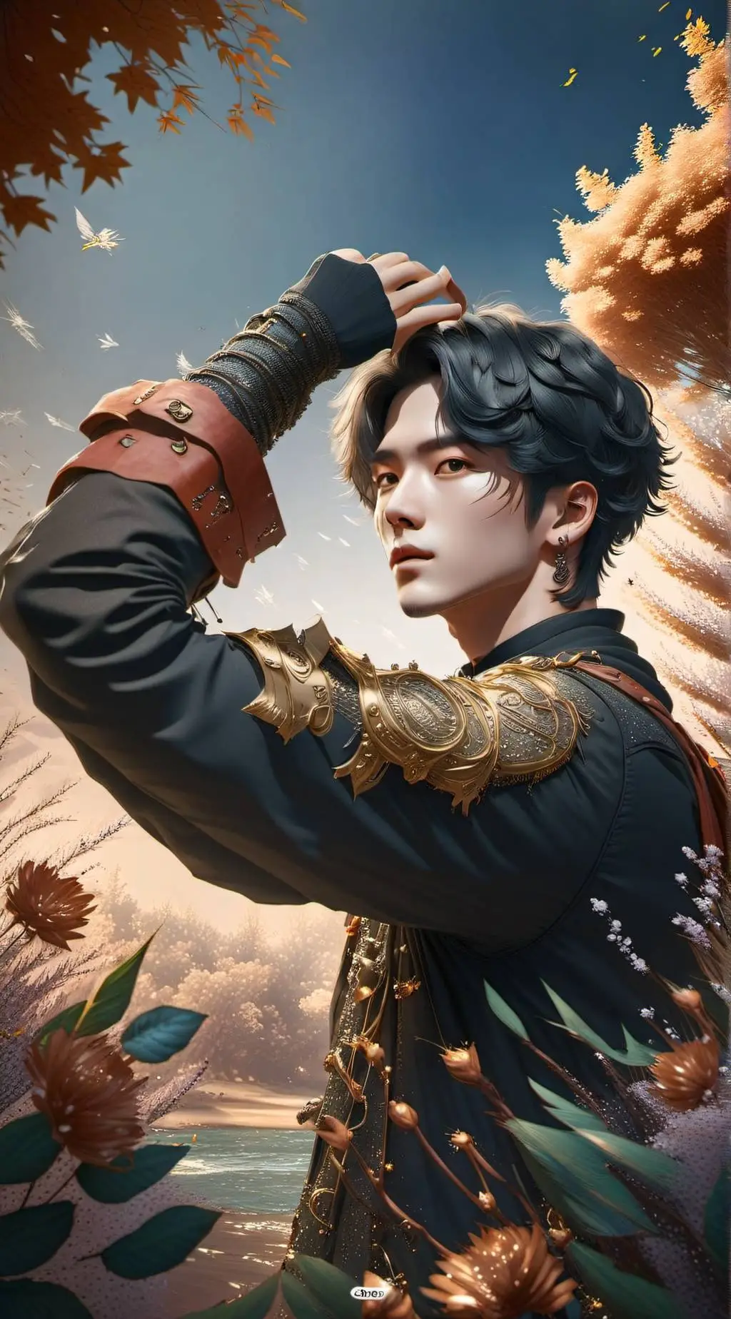 ai character: Enhypen  background