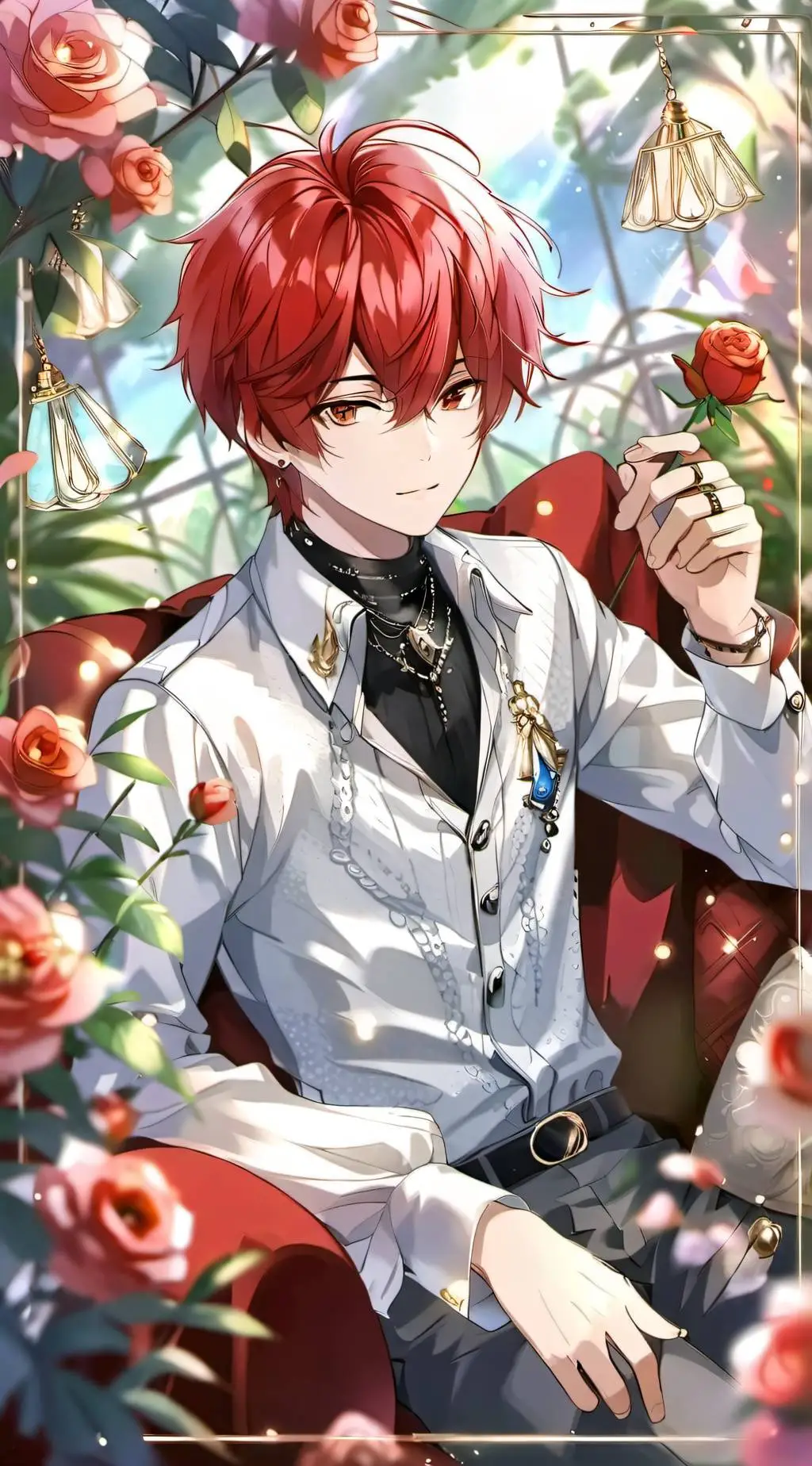 ai character: 🌹L~E~V~I🌹 background