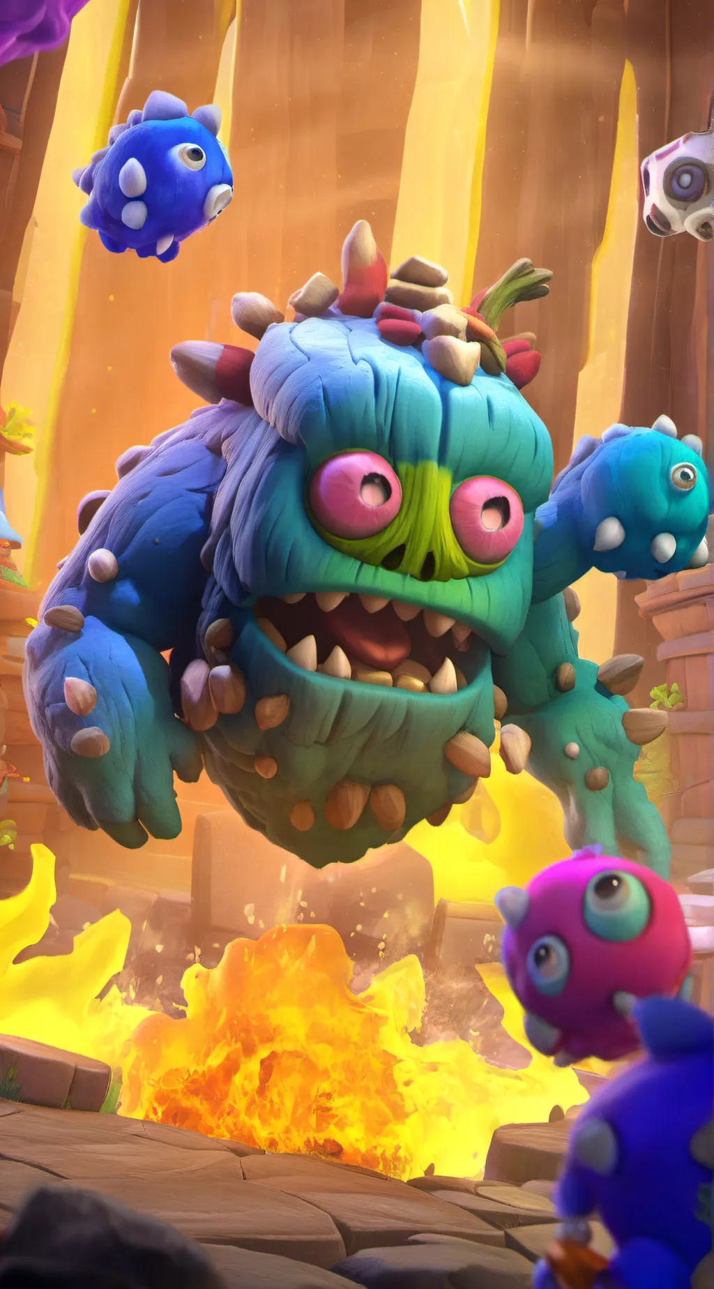 ai character: GOOFY AHH MONSTER  background