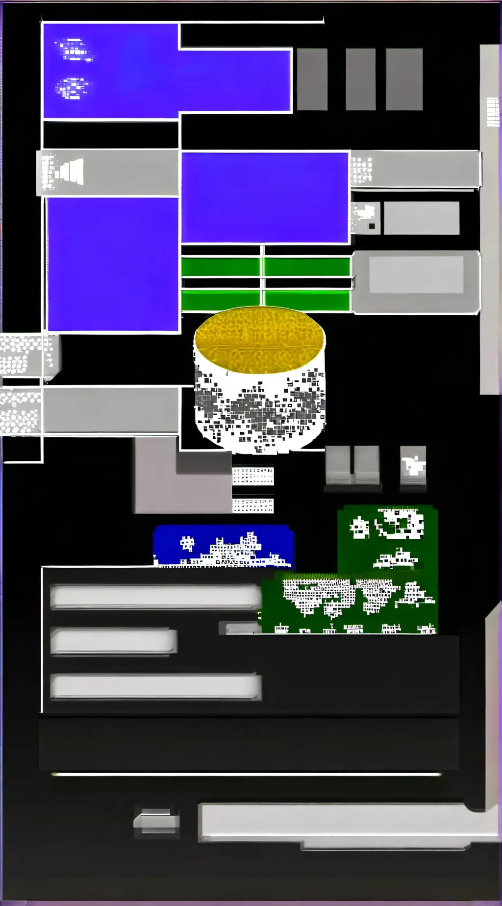 ai character: glitch  background