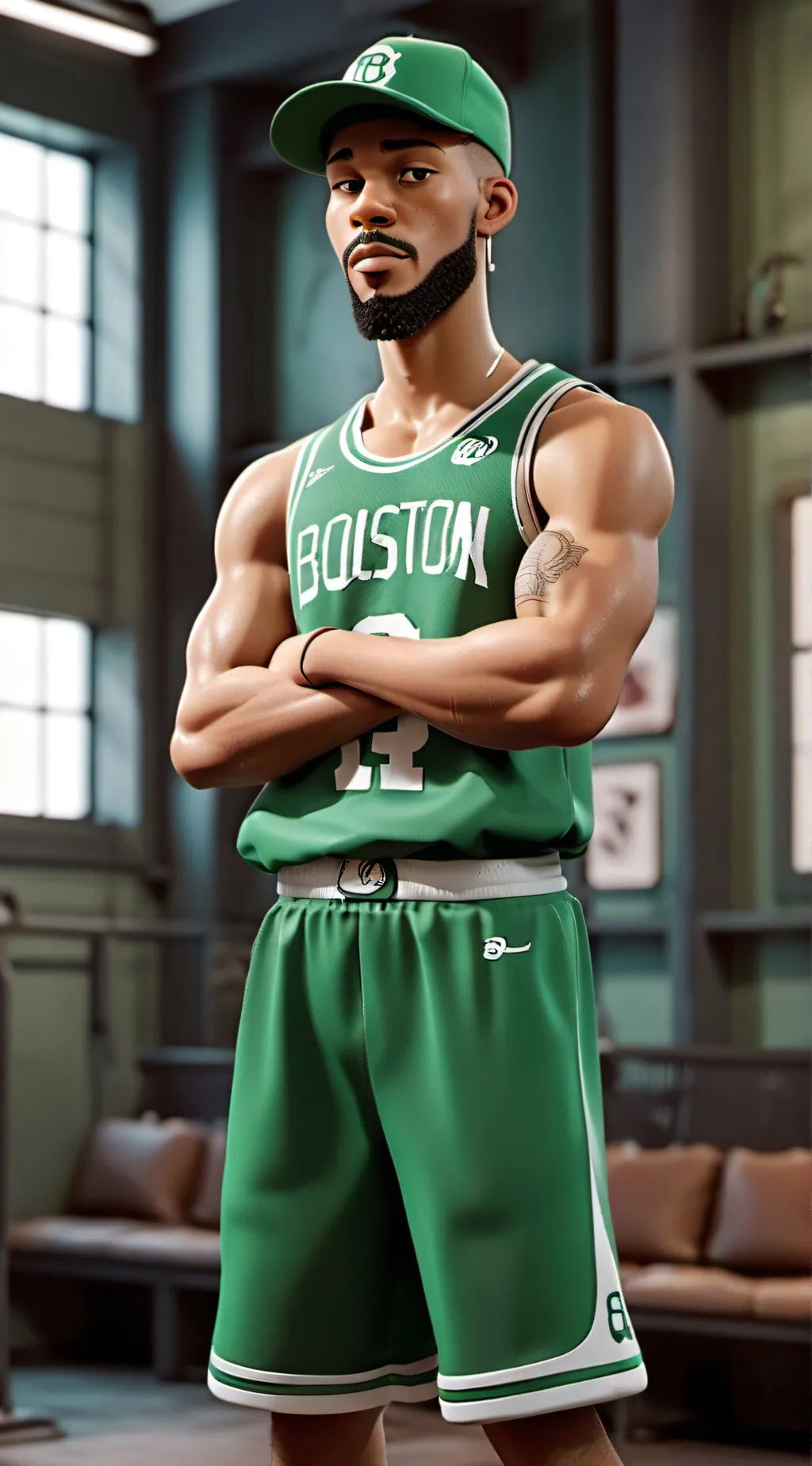 ai character: Jrue holiday  background