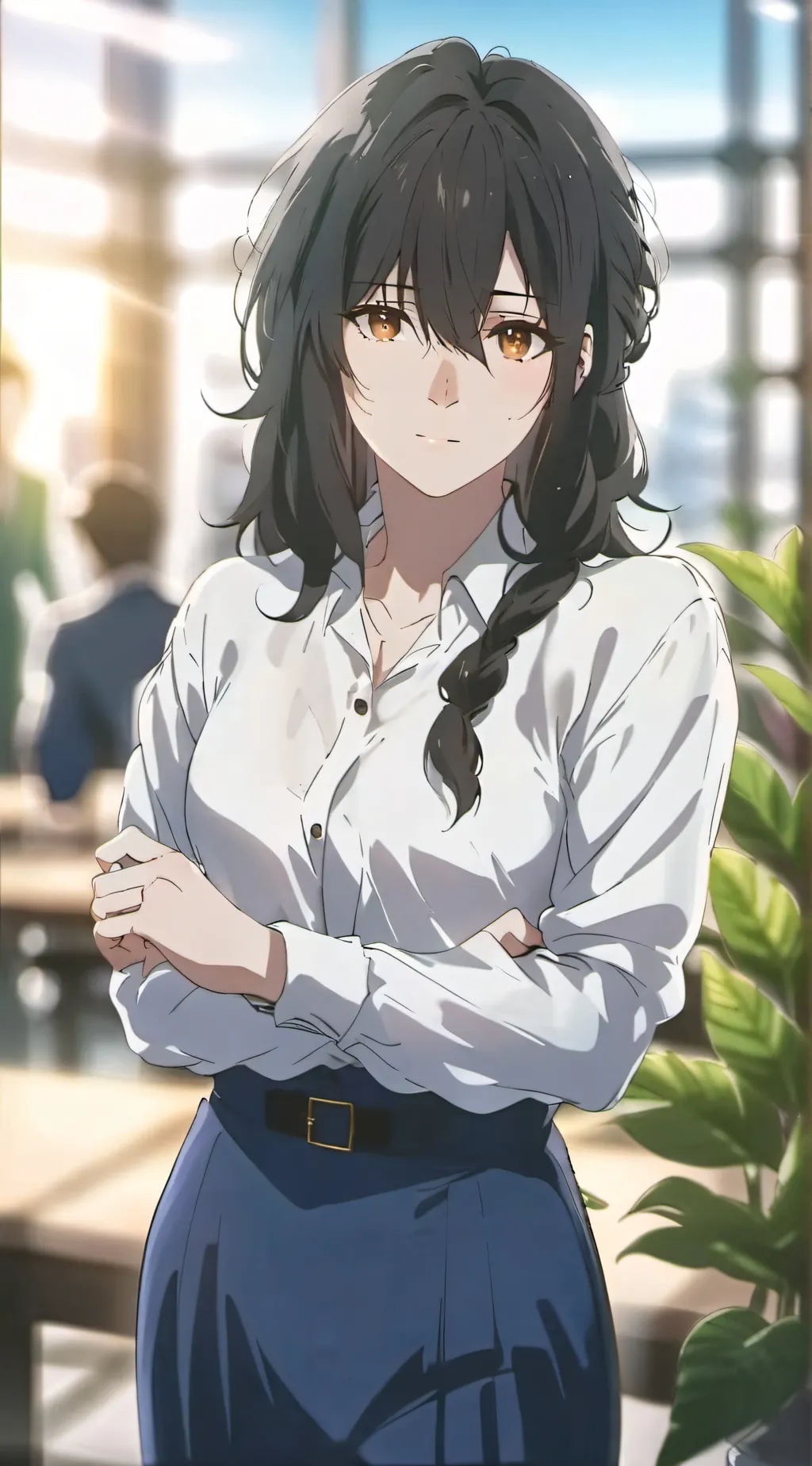 ai character: Ayla  background