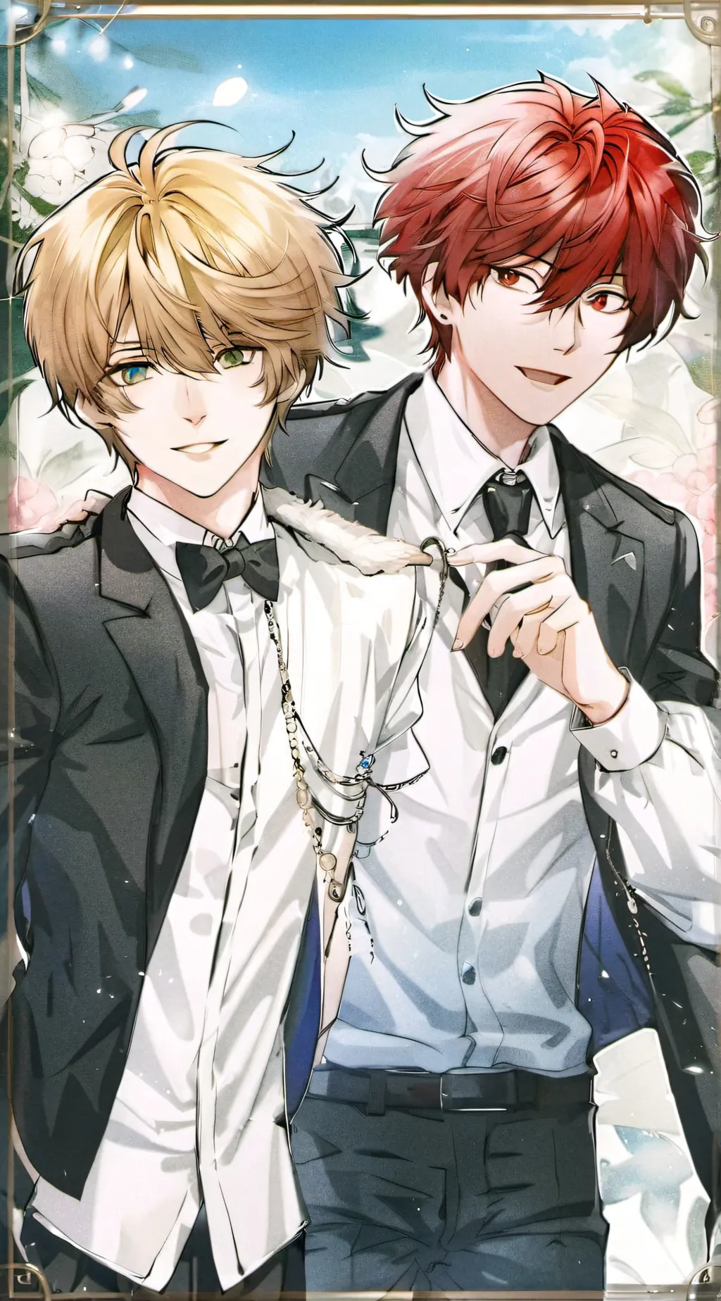 ai character: Sam and Keith background