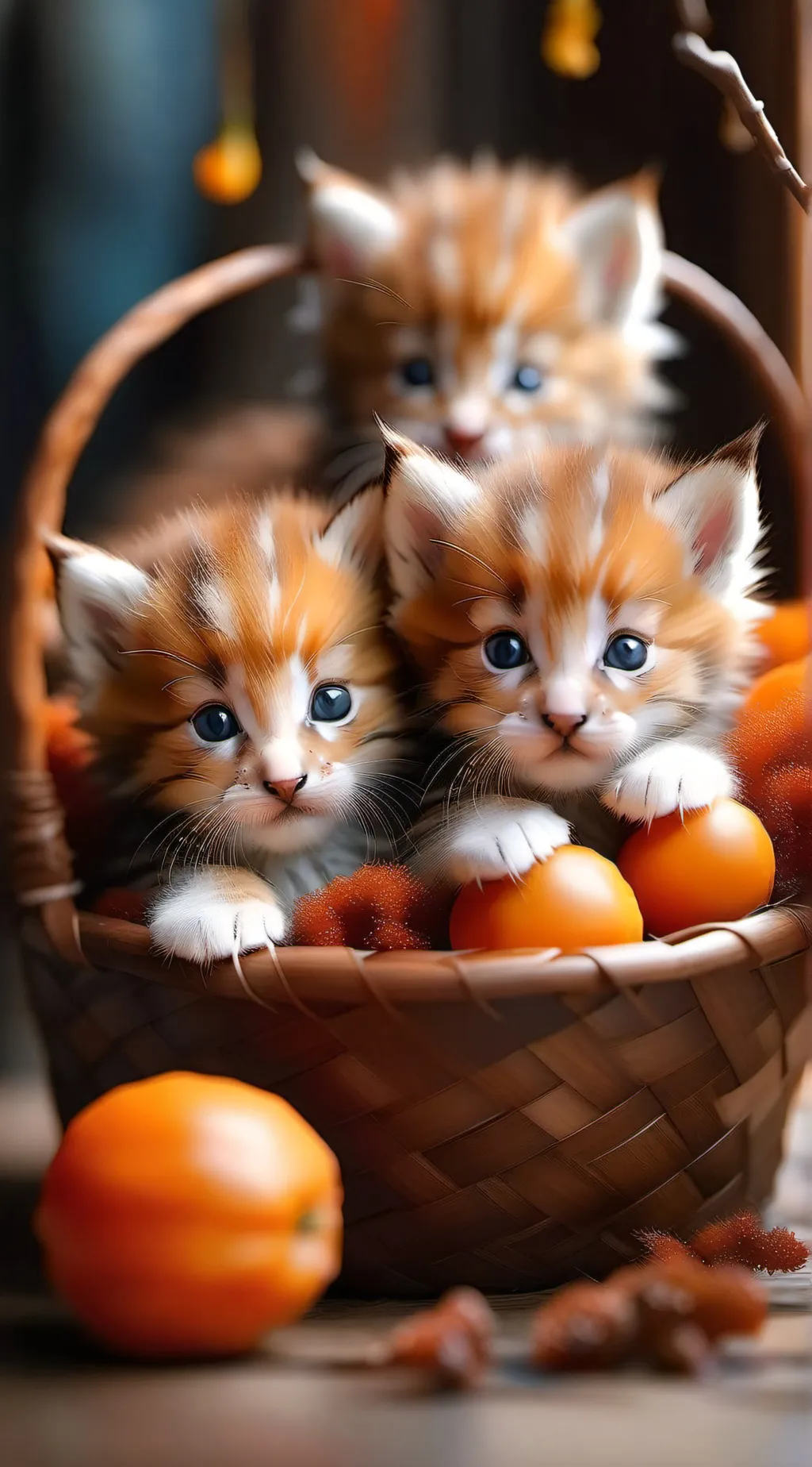 ai character: kittens background