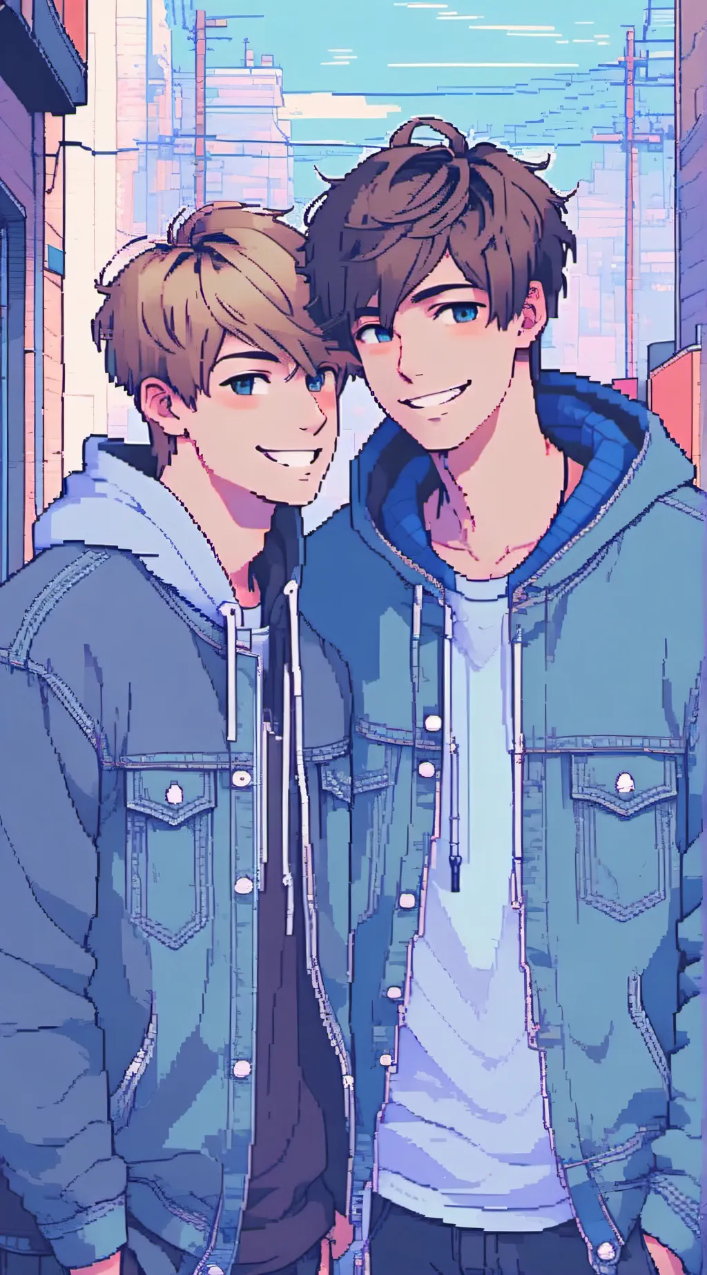 ai character: Sam and Colby background