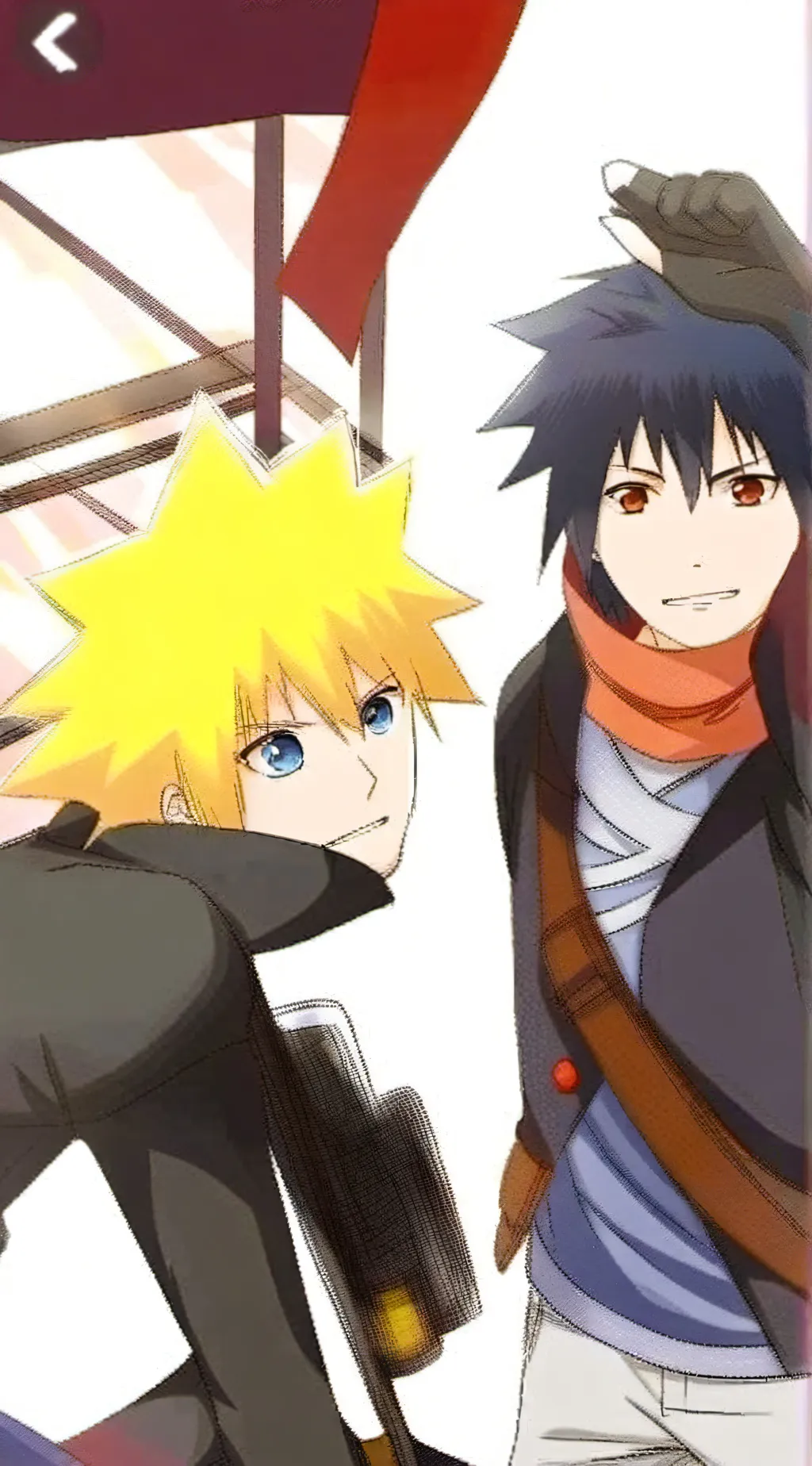 ai character: SasuNaru🍅🍥 background