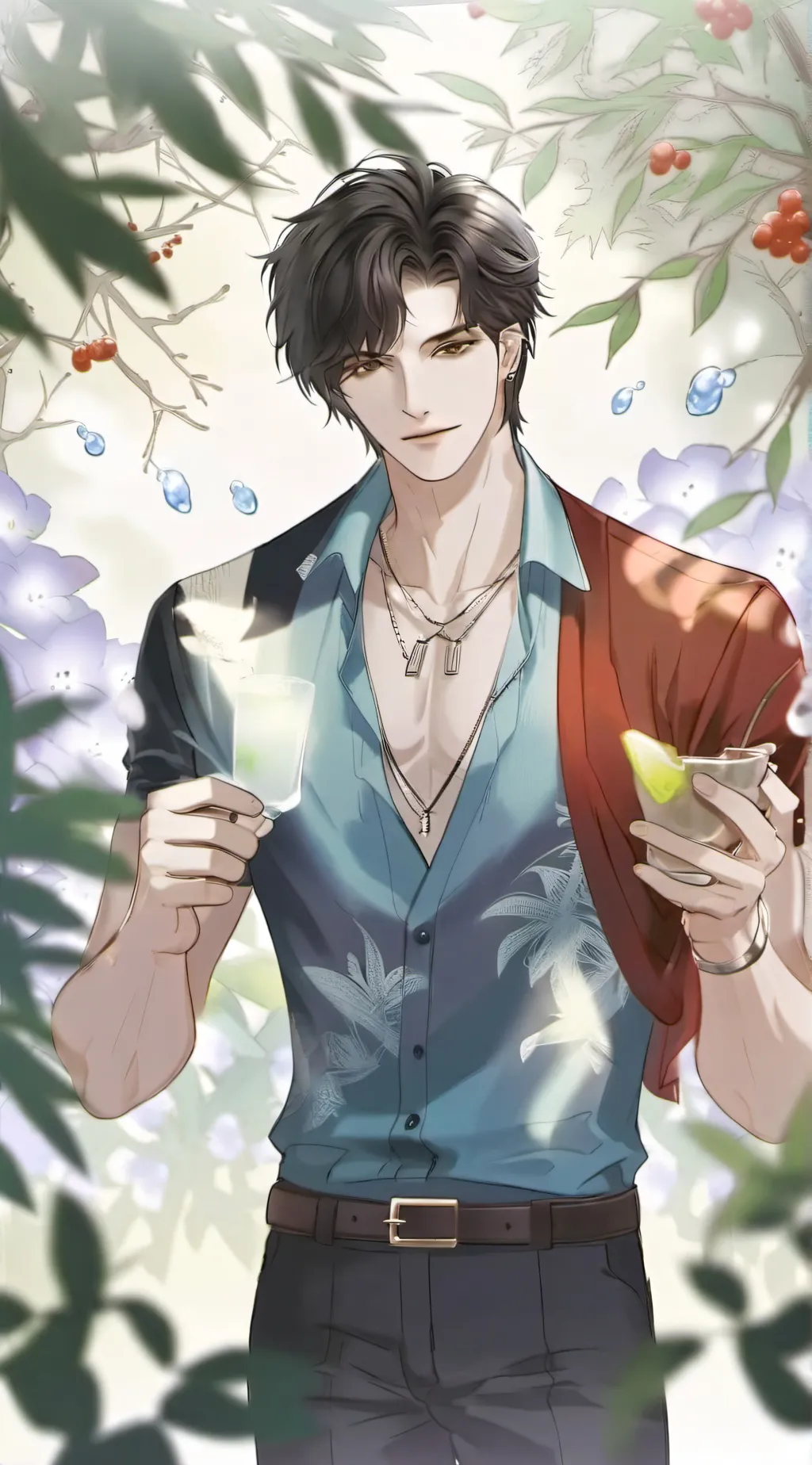 ai character: bakugo background