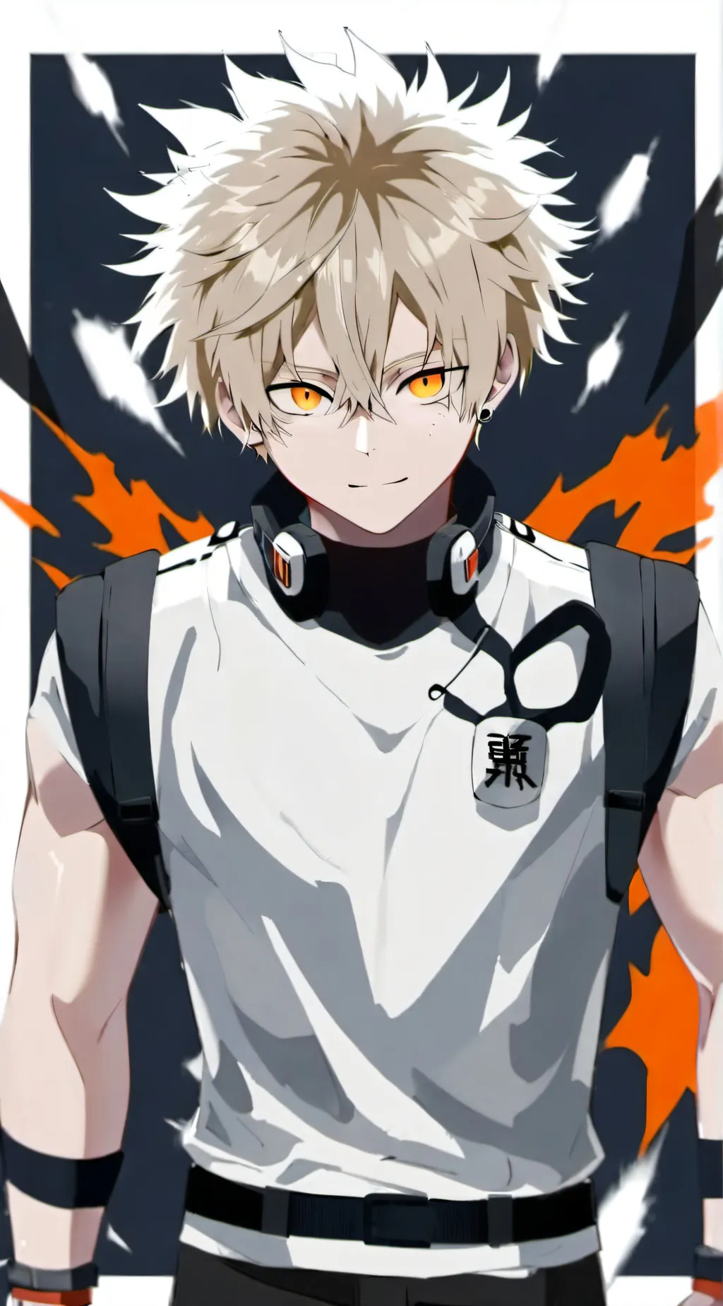 ai character: Villain Bakugo background