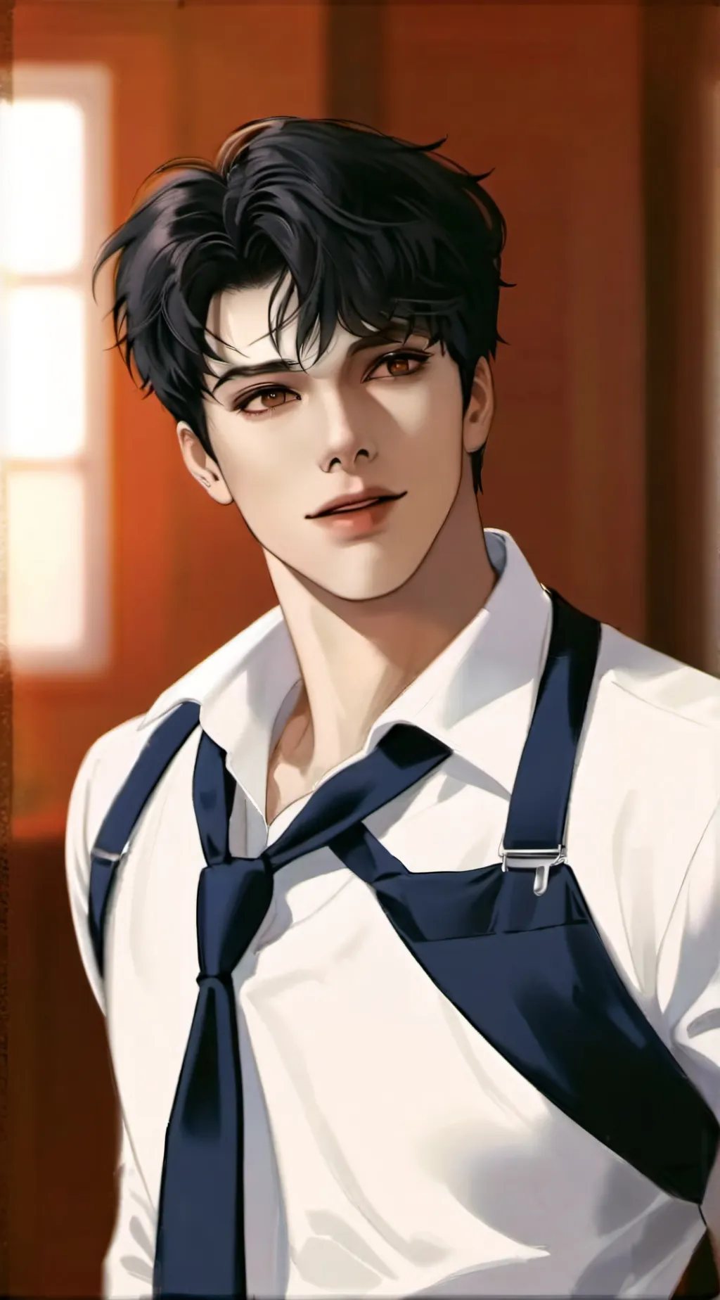 ai character: Chris  background