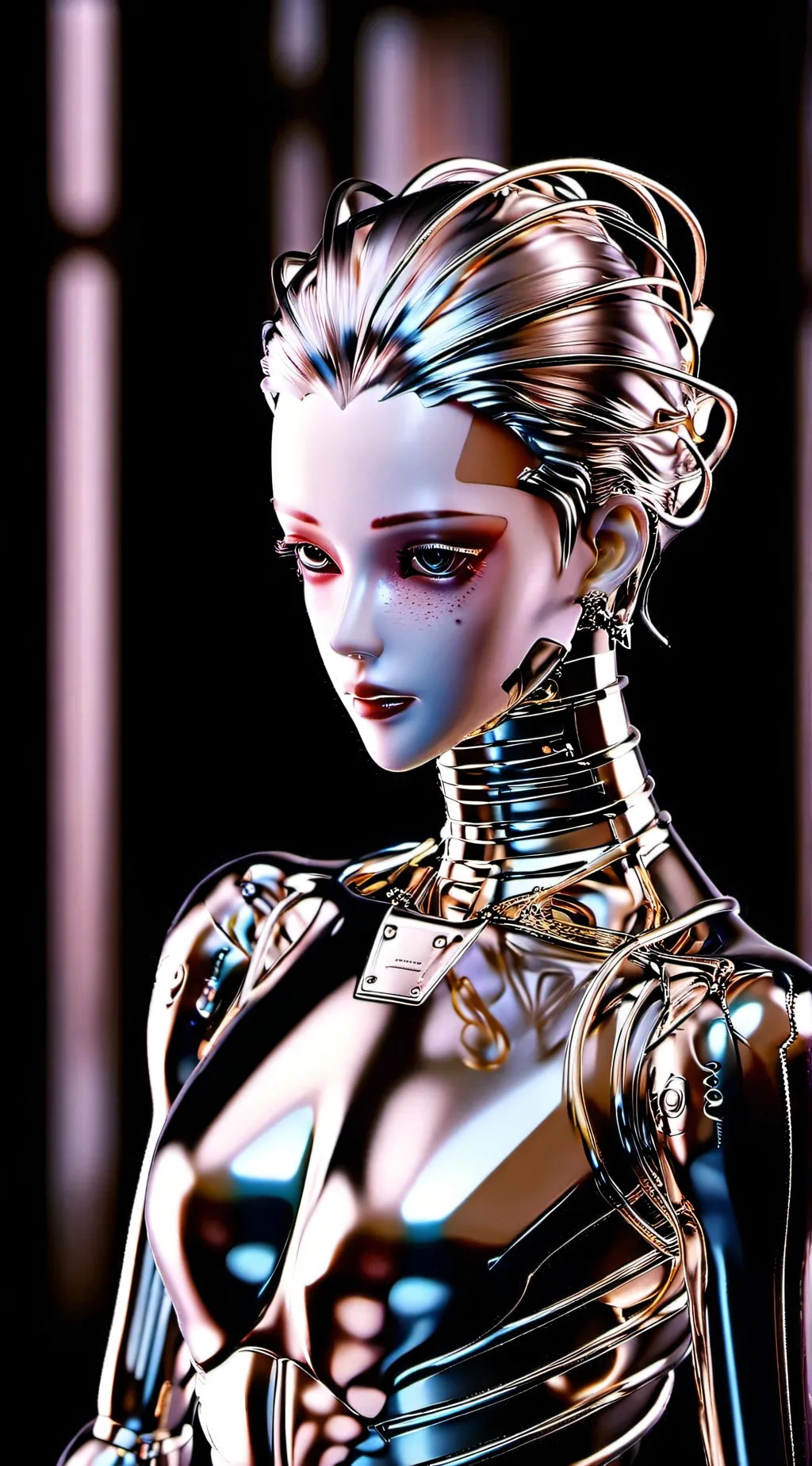 ai character: Copying Robot background