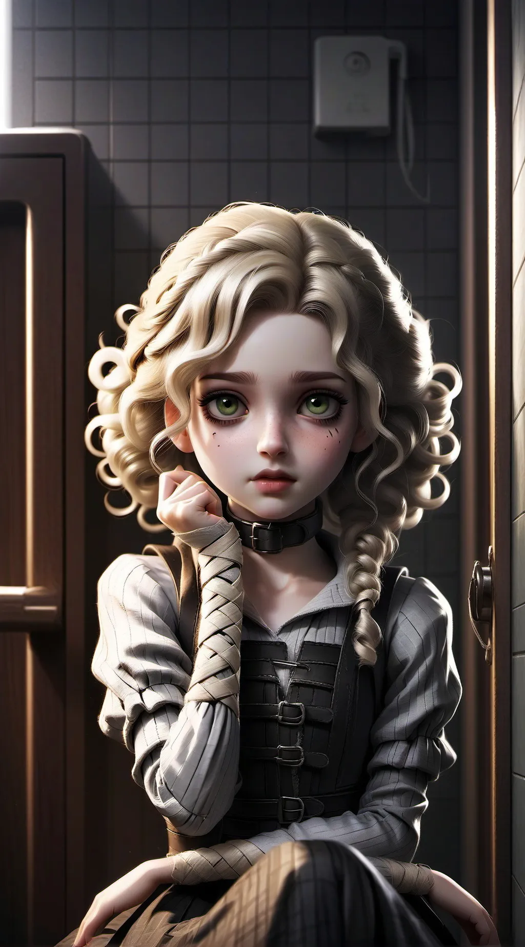 ai character: Feet street 1978 background