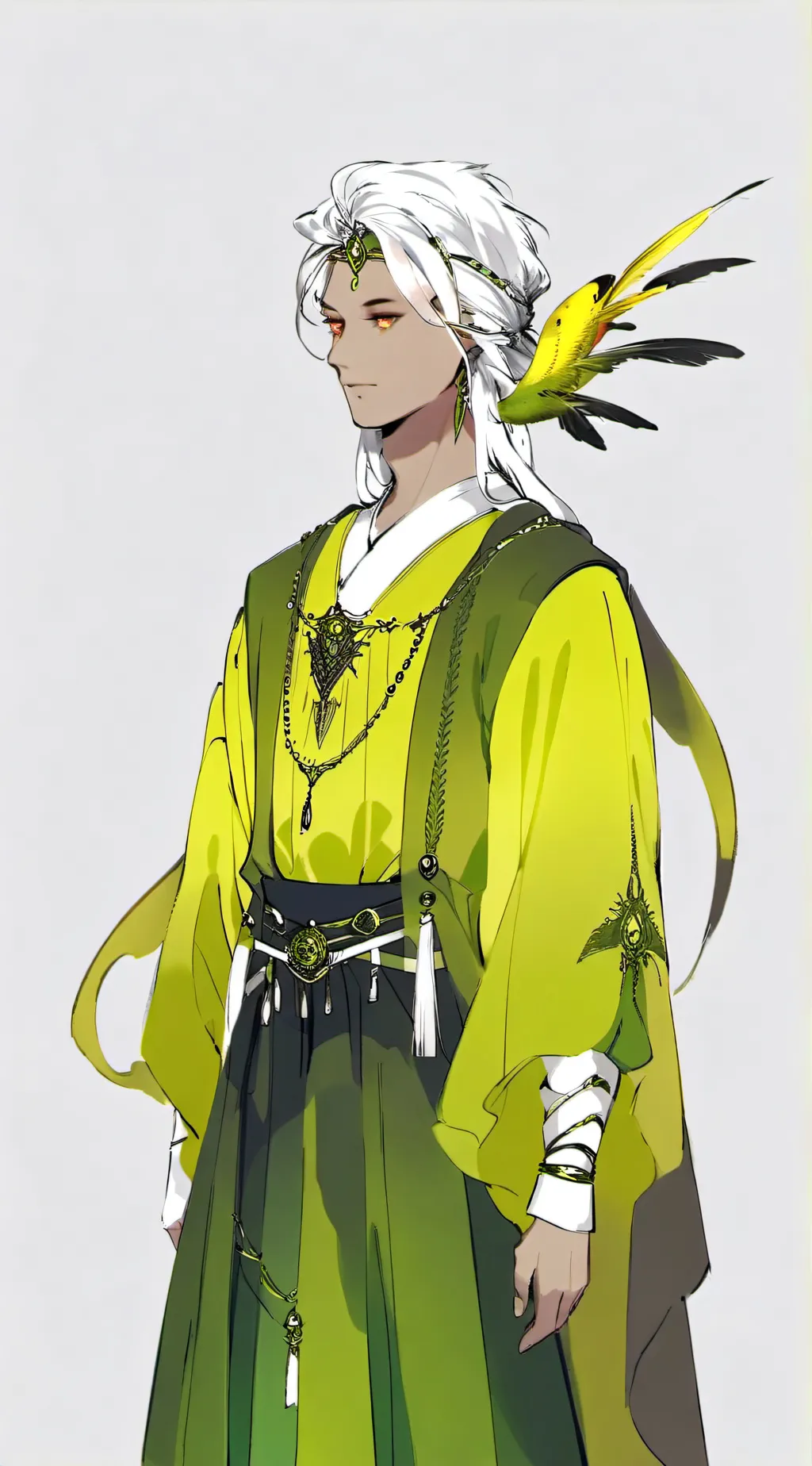 ai character: fallen angel background