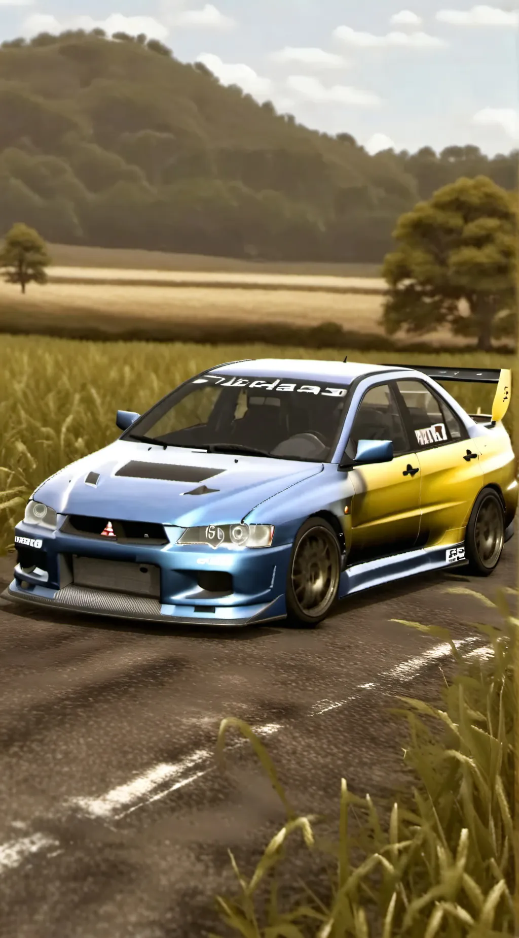 ai character: evo 9 background