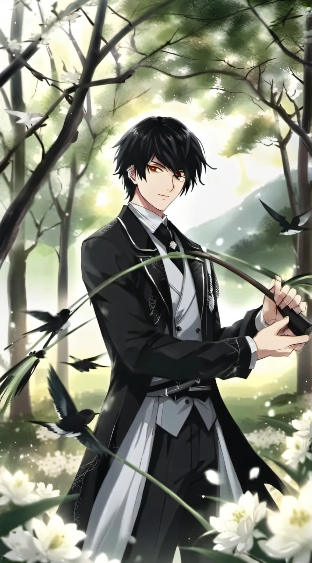 ai character: Fuyu  background