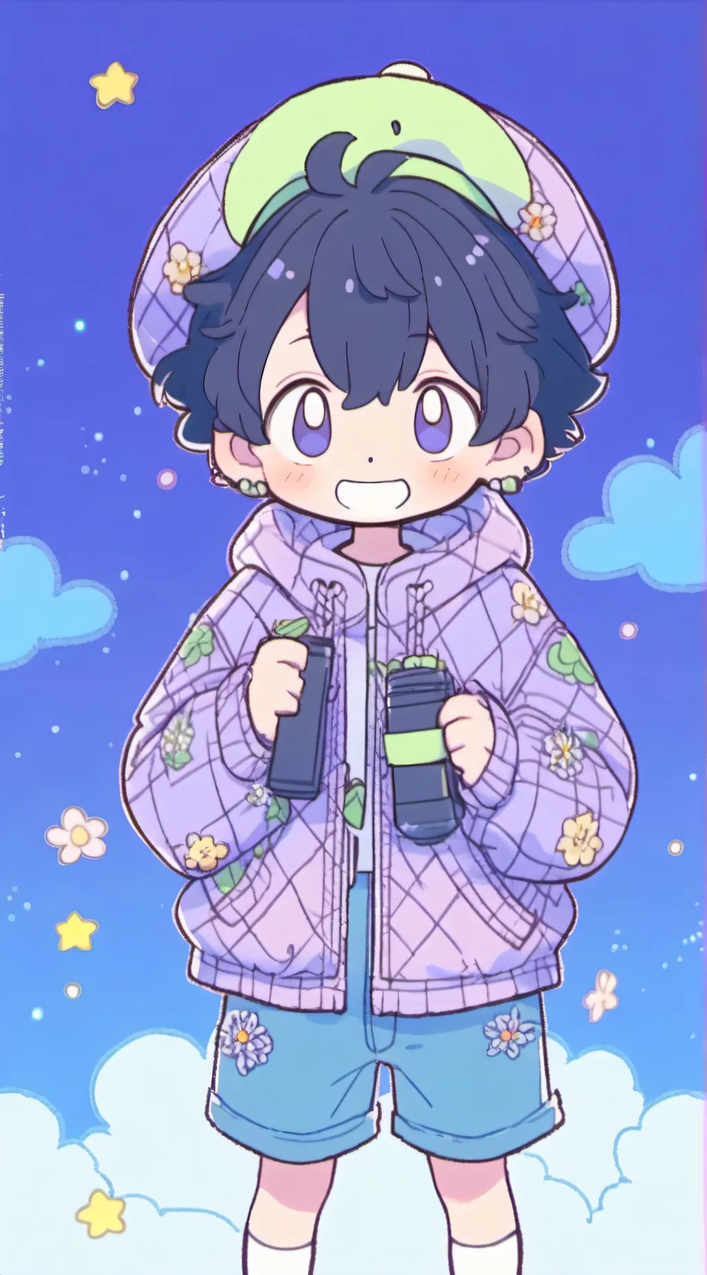 ai character: Person (* funni *) background