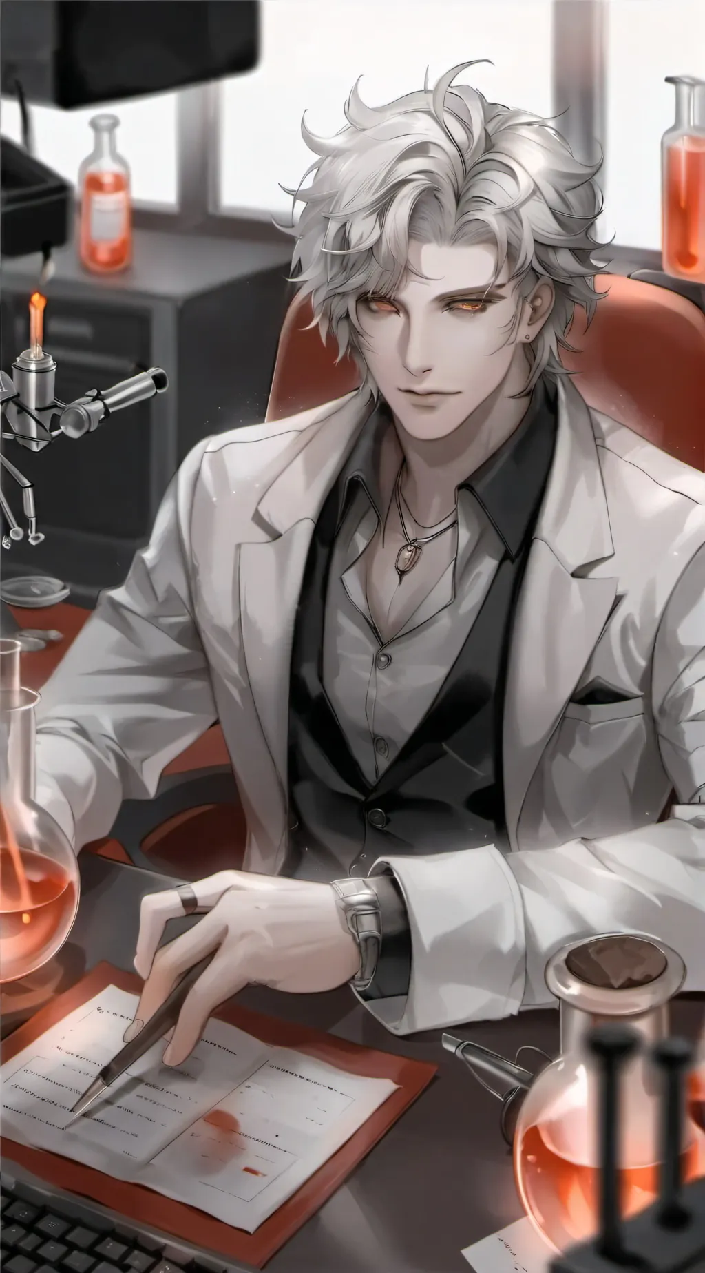 ai character: Scientist Kyle background