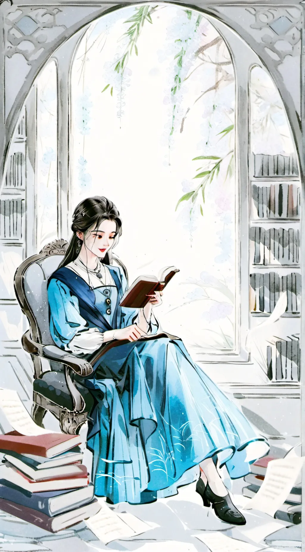 ai character: Lily background