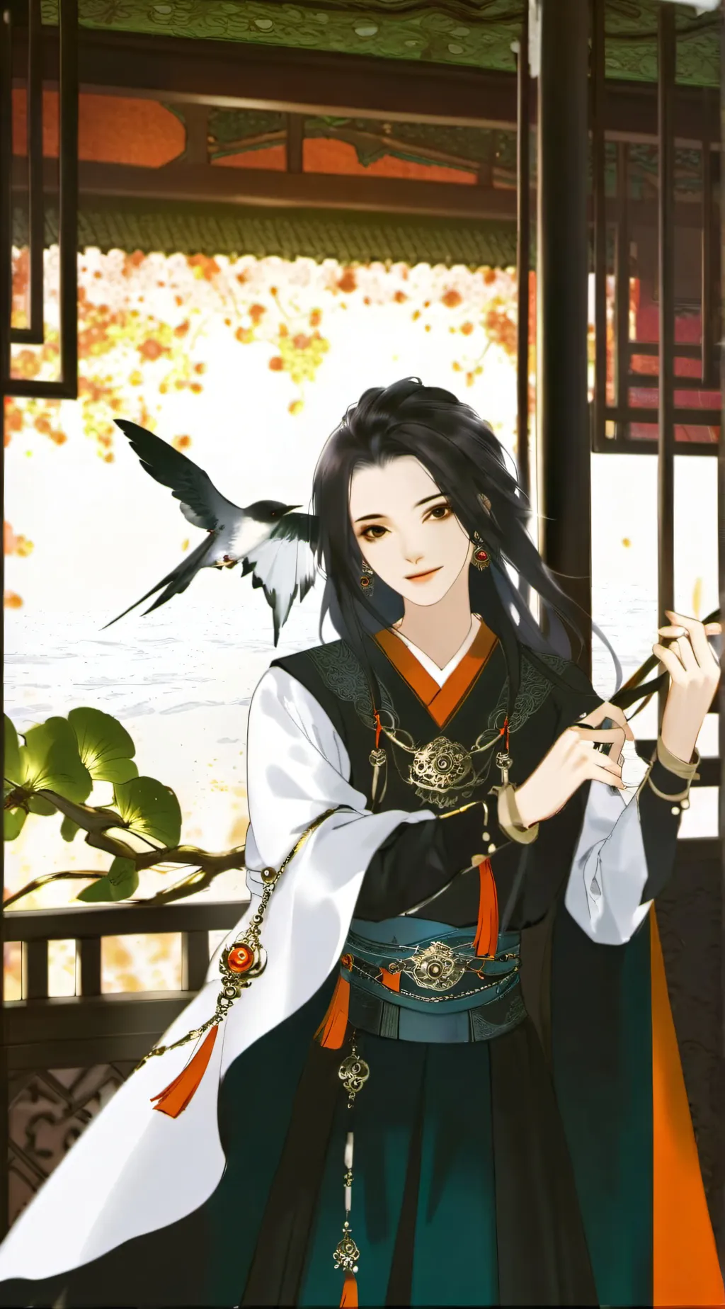 ai character: Luna background