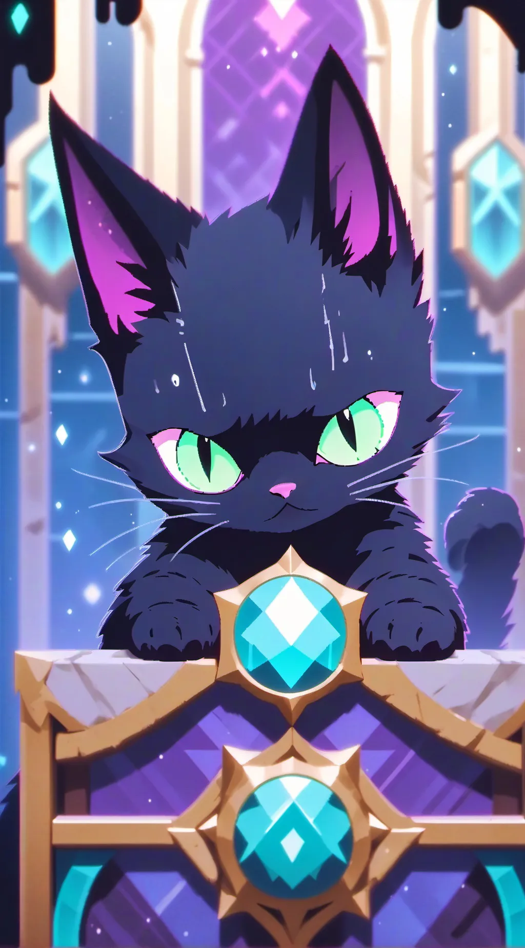 ai character: Moonlight  background