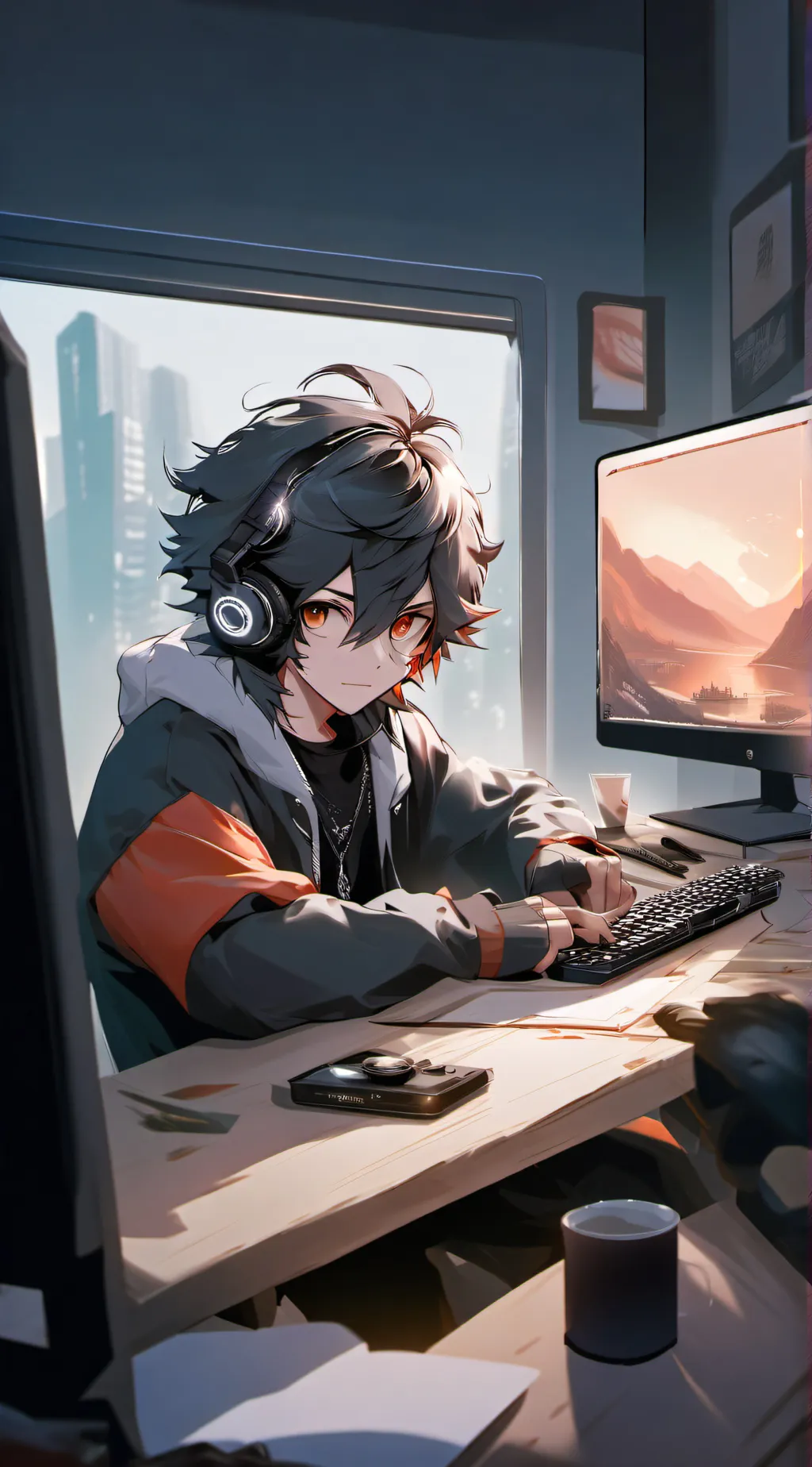 ai character: Luke background