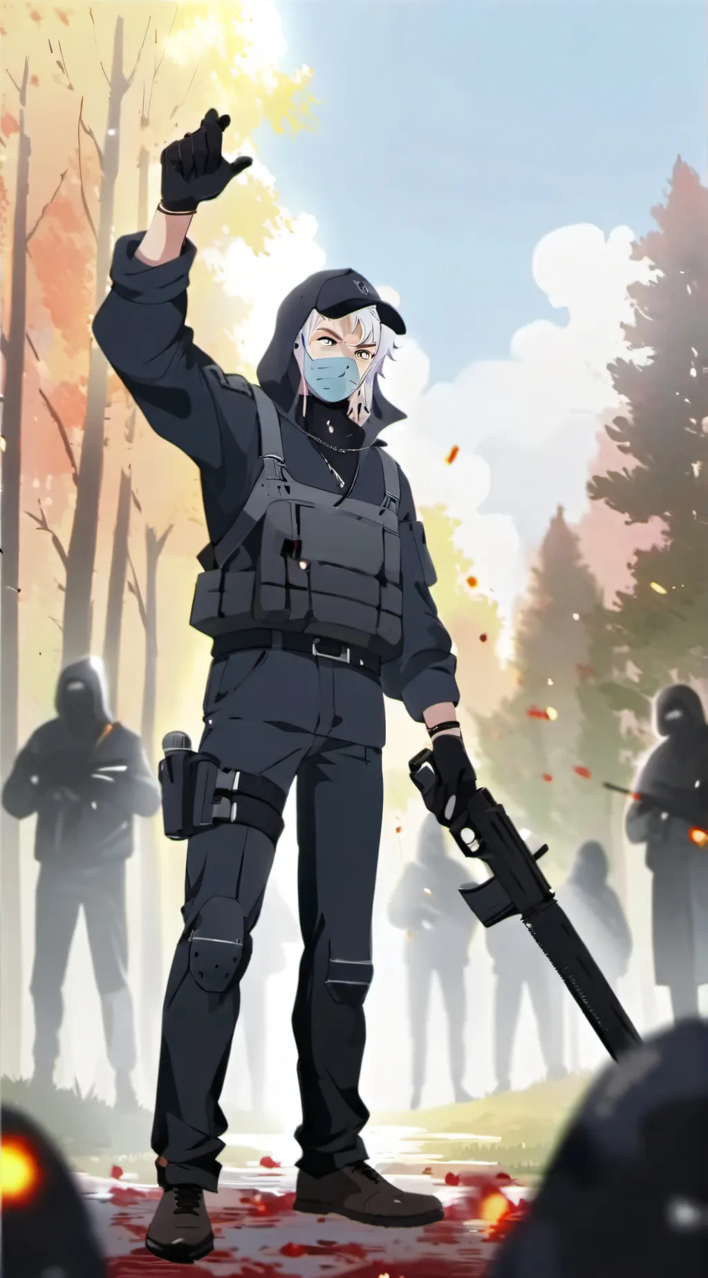 ai character: DS zombies background