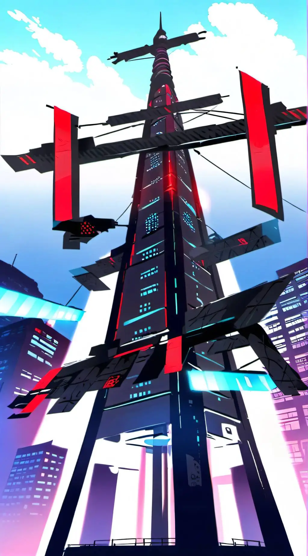 ai character: Vees HazbinH0tel background