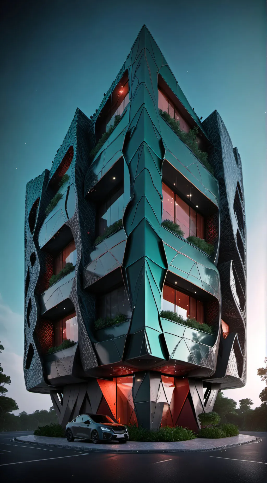 ai character: murder drones  background