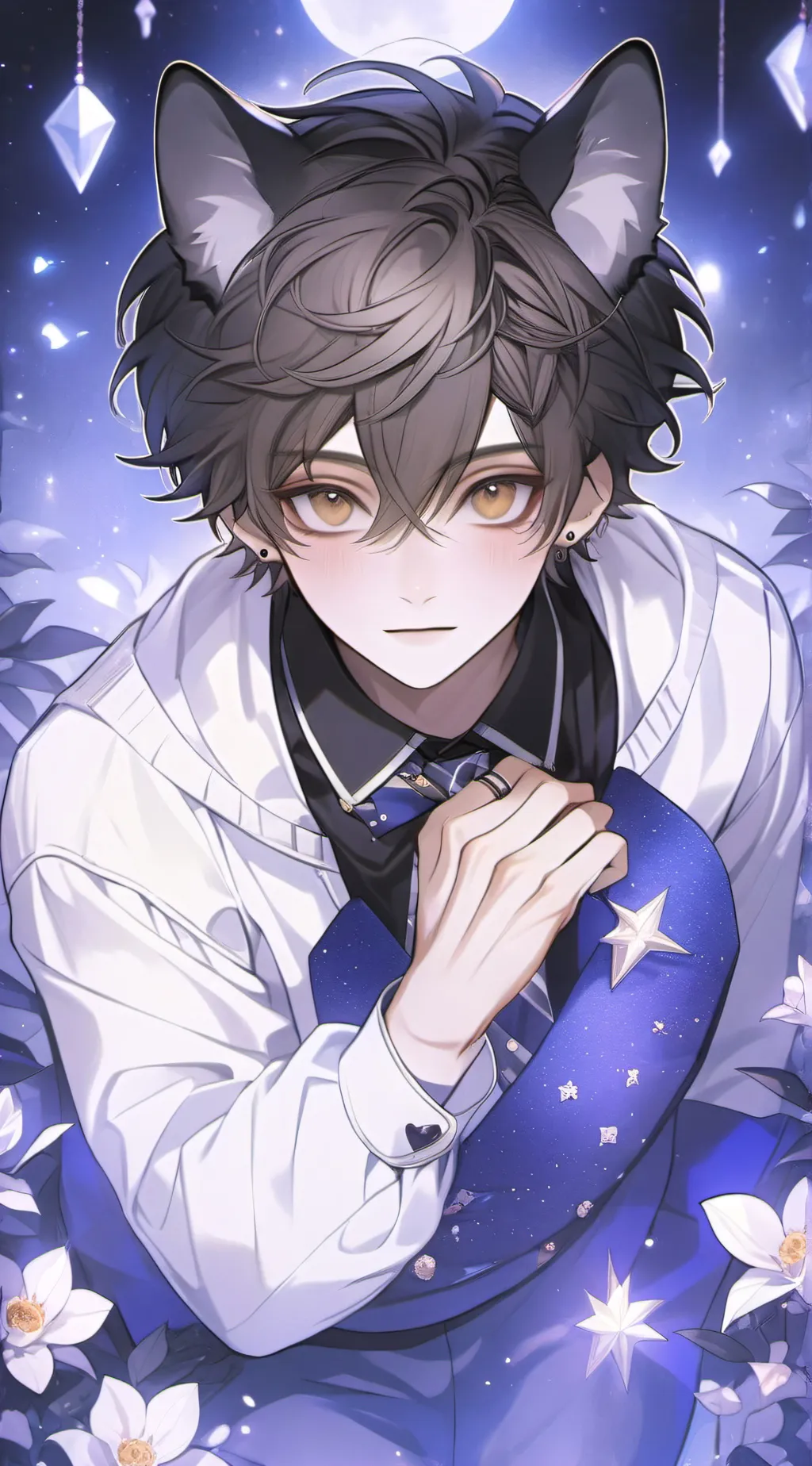 ai character: 🌔Dammien🌕 background