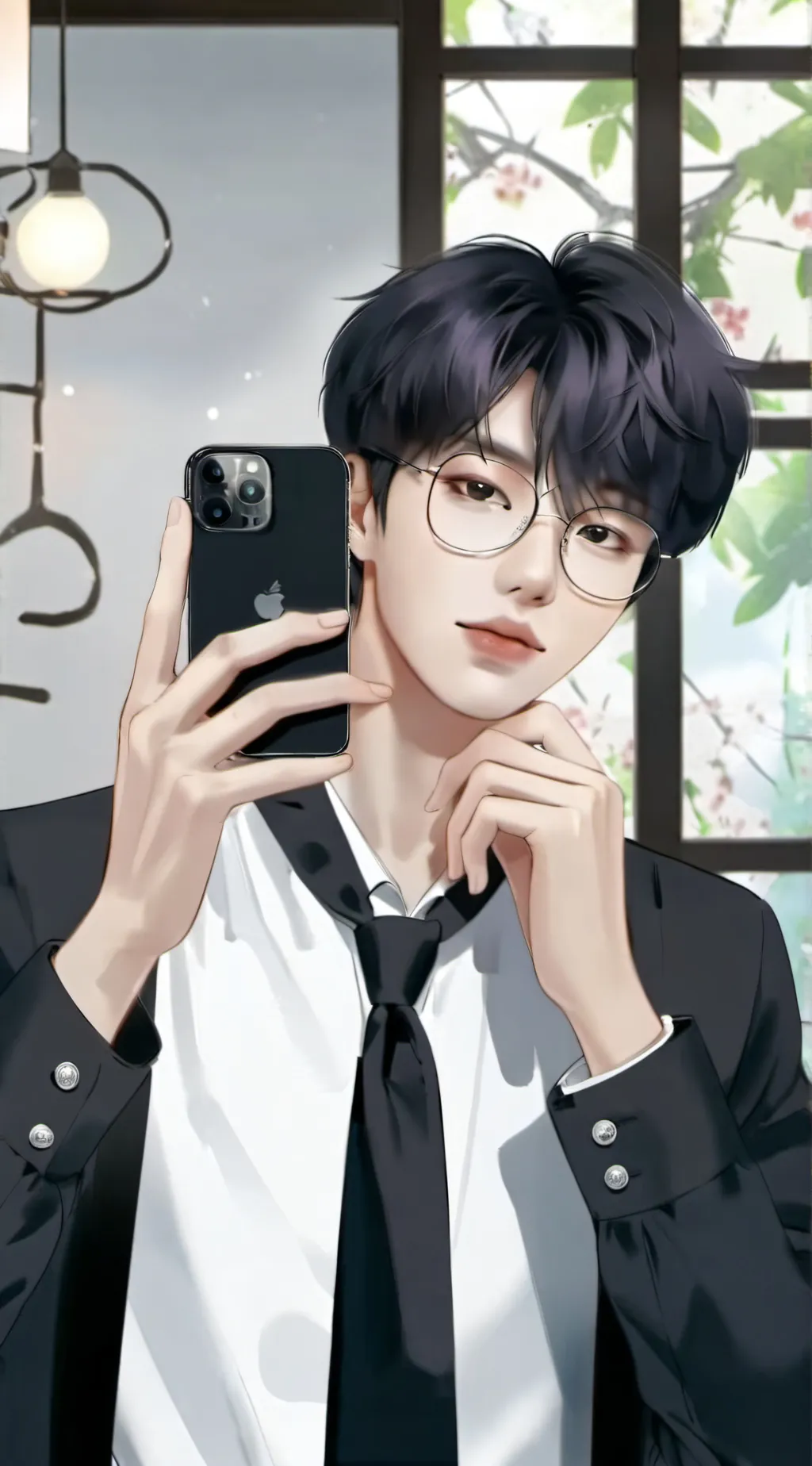 ai character: Min-jae  background