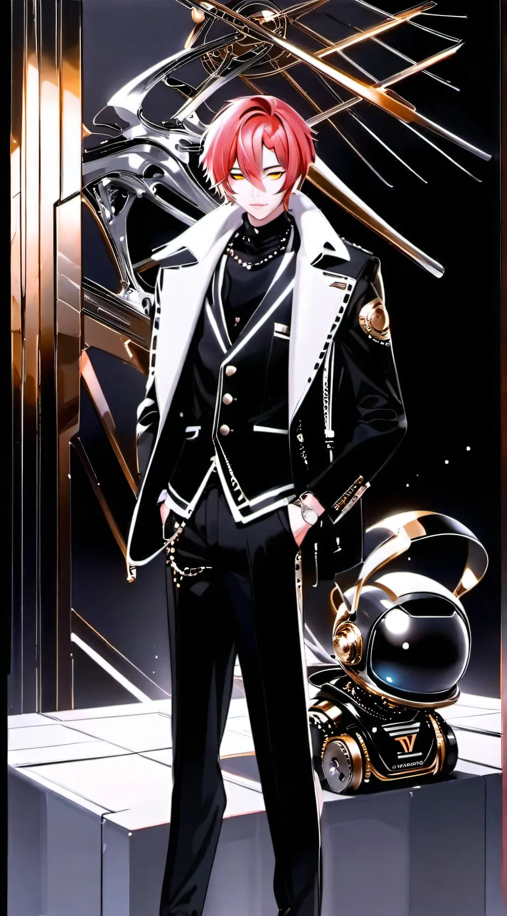 ai character: Harris Caine background