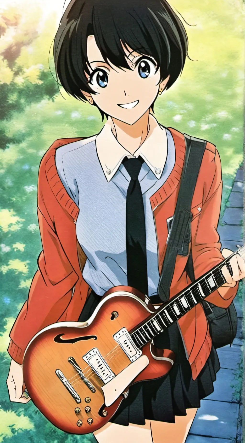 ai character: Miku background