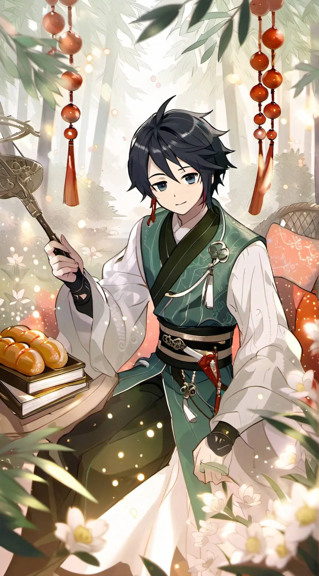 ai character: _•Tomioka past_• background