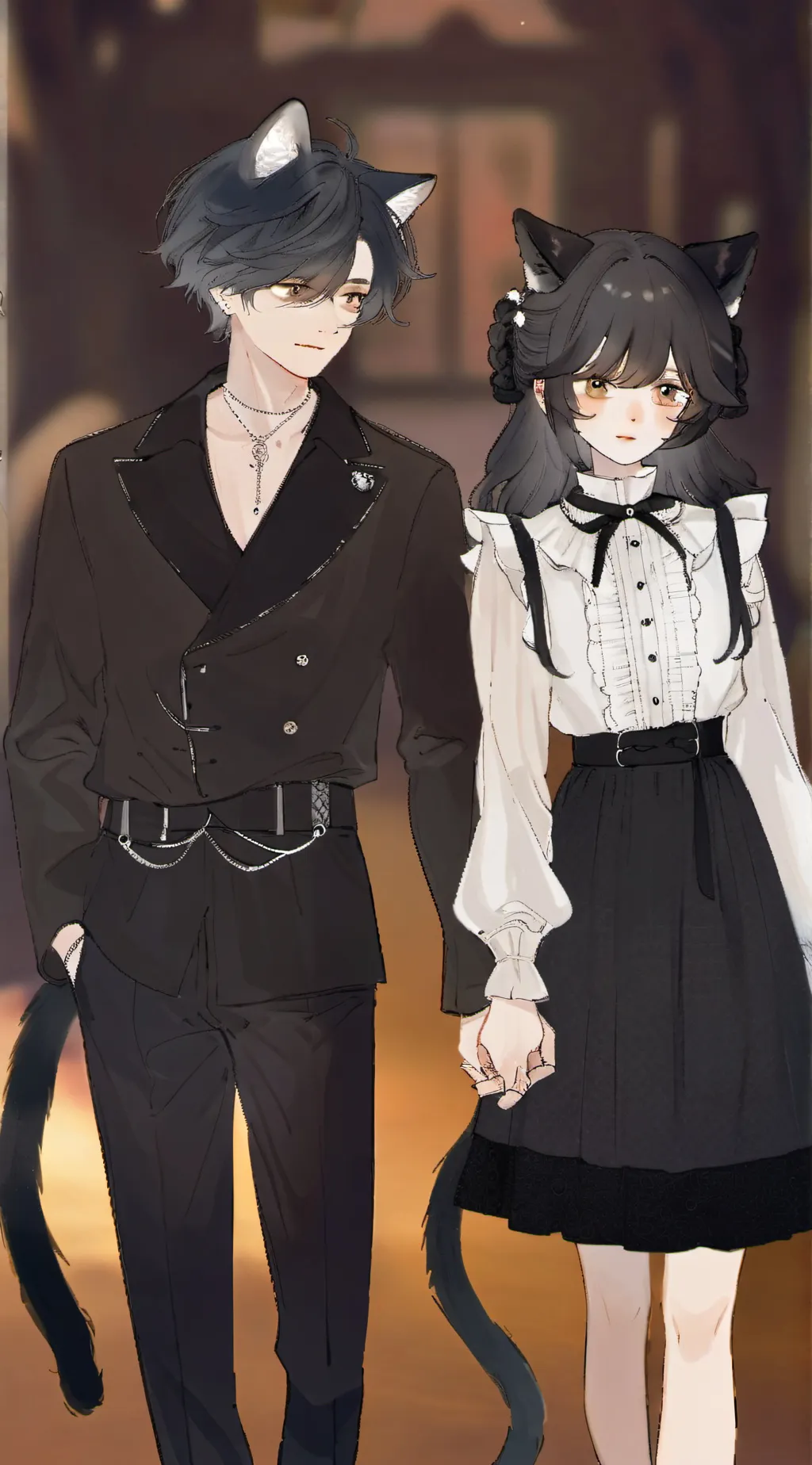 ai character: Miles & Morgan background