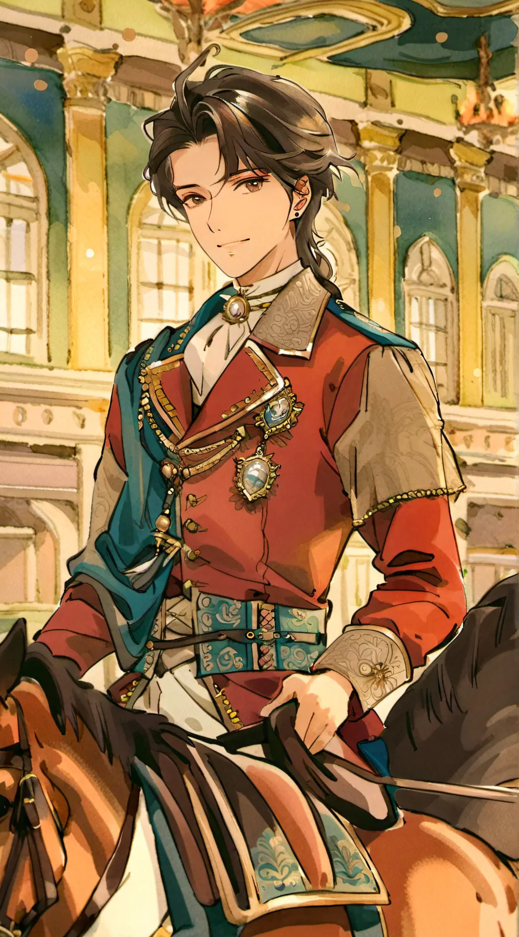 ai character: ♥︎Gabriel ♥︎ background