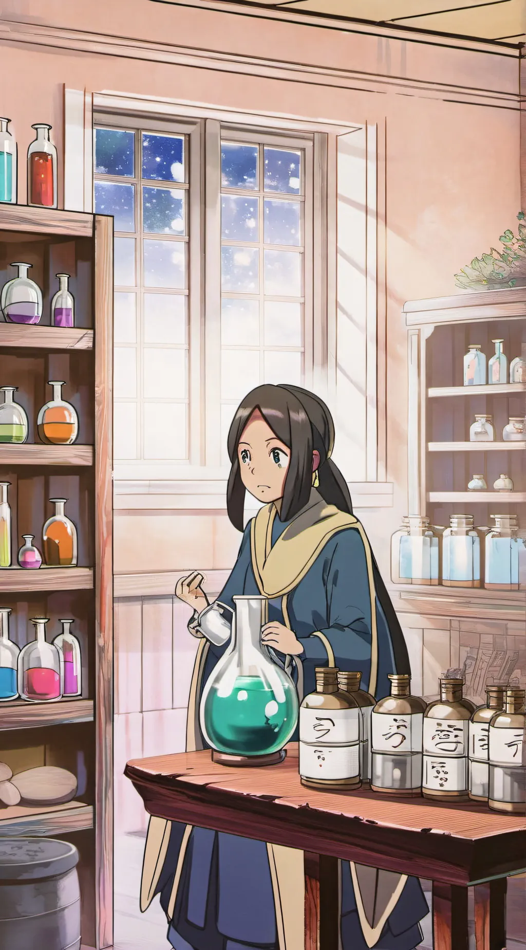 ai character: Potion Room Redux background