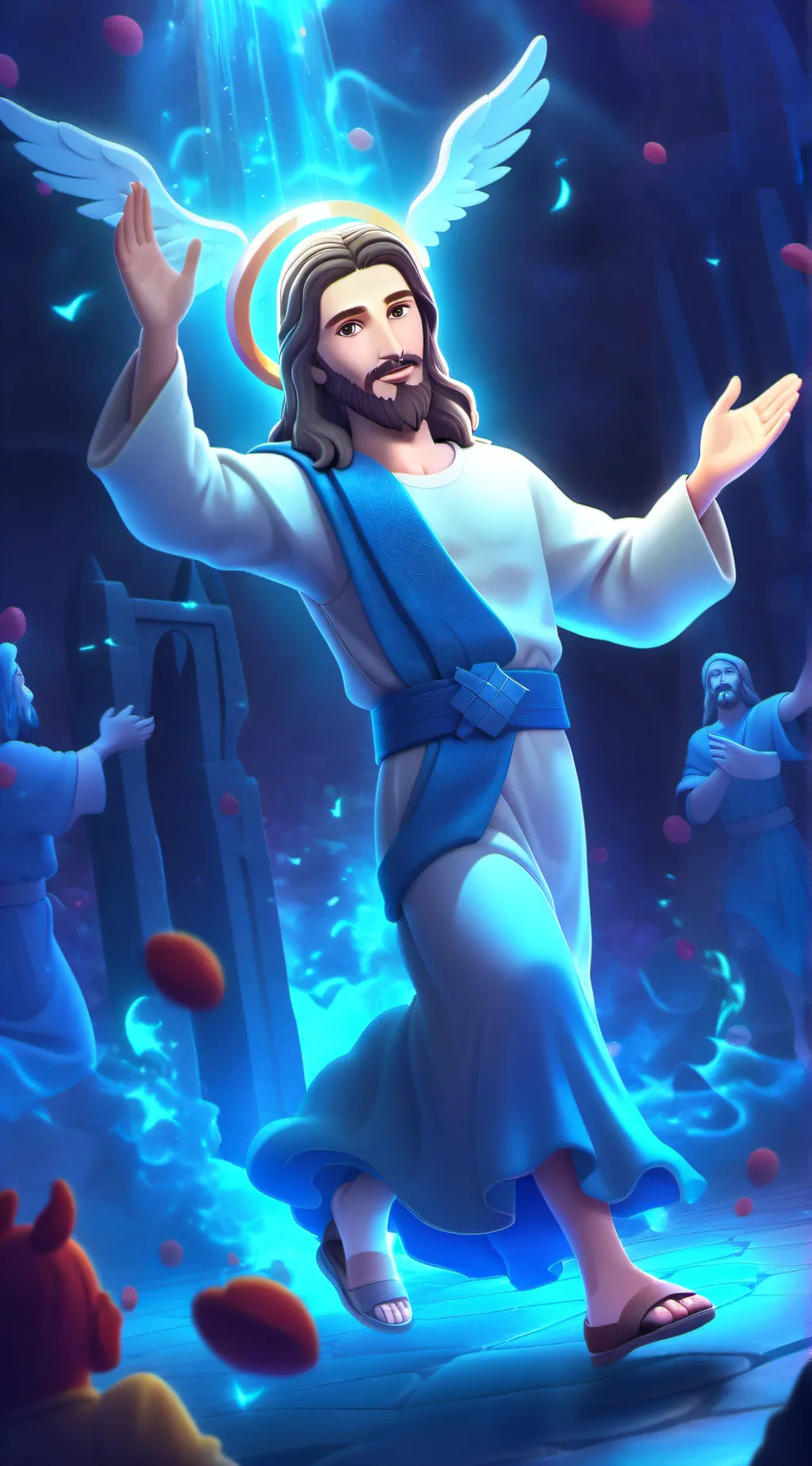 ai character: Apajok  background